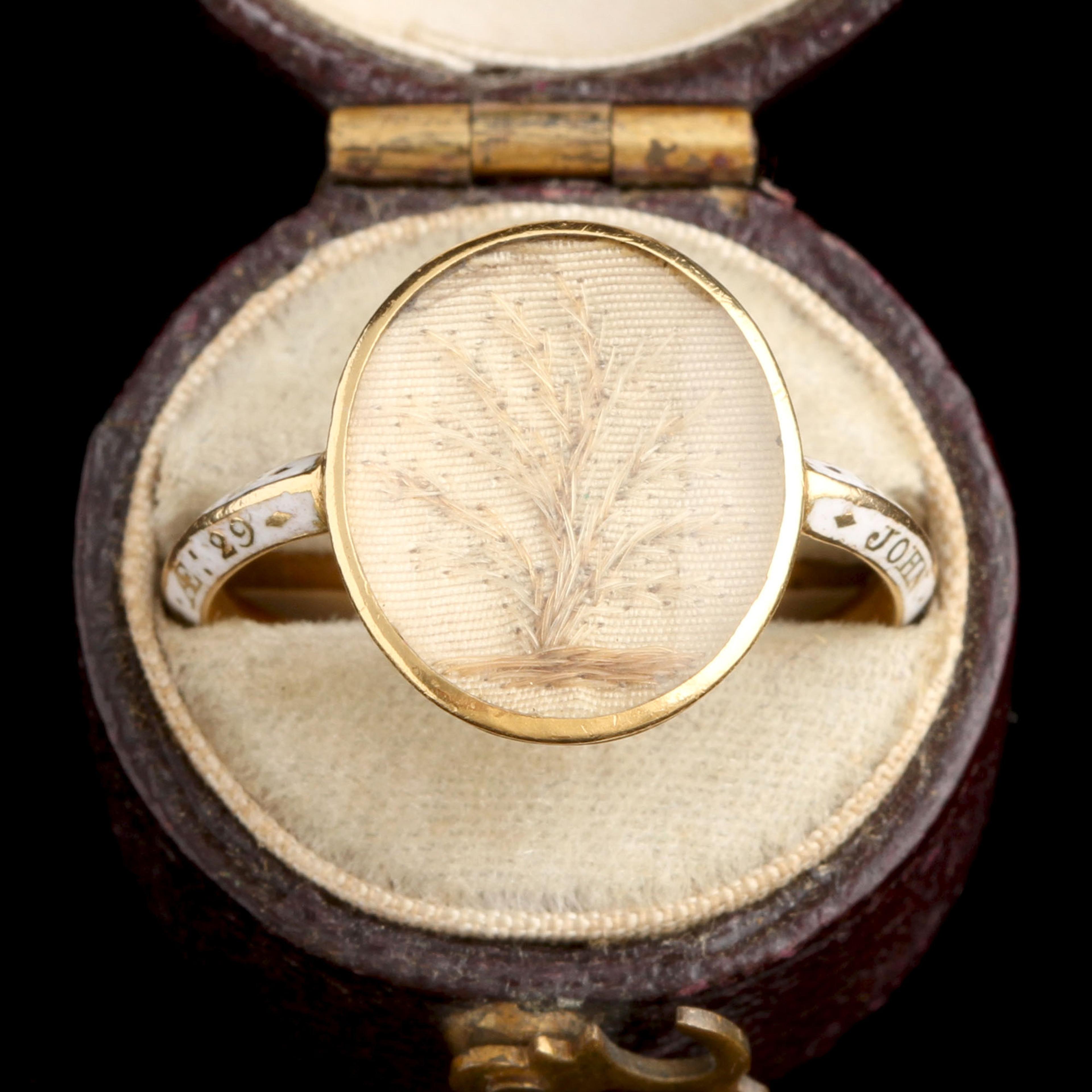 Georgian Patna Massacre Mourning Ring 