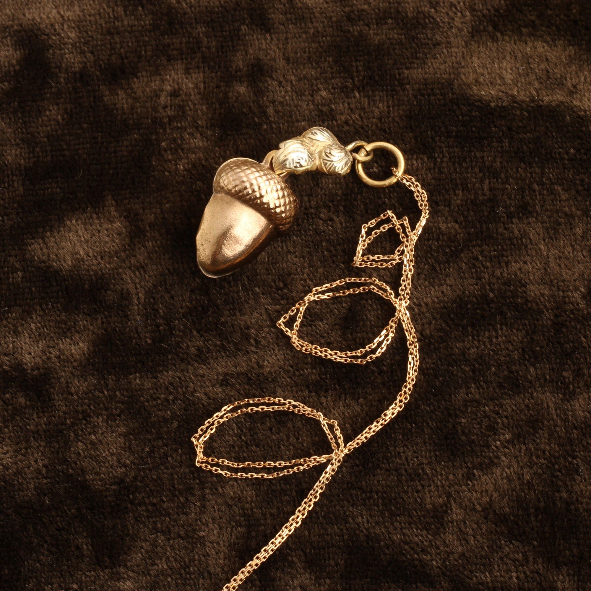 Victorian Acorn Pendant