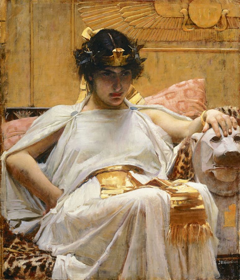 Cleopatra, John William Waterhouse, 1887.