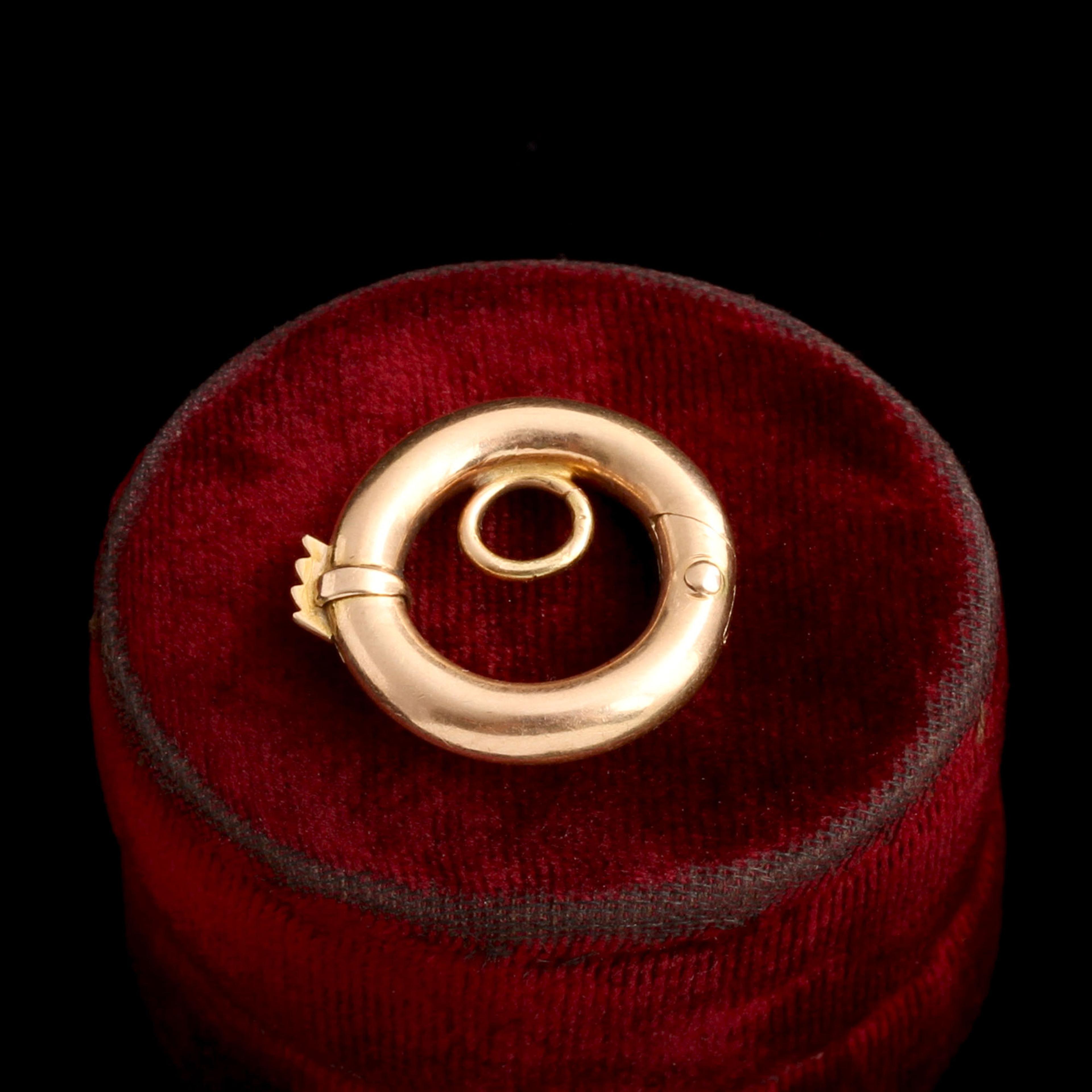 Late Victorian Hinged Bolt Ring