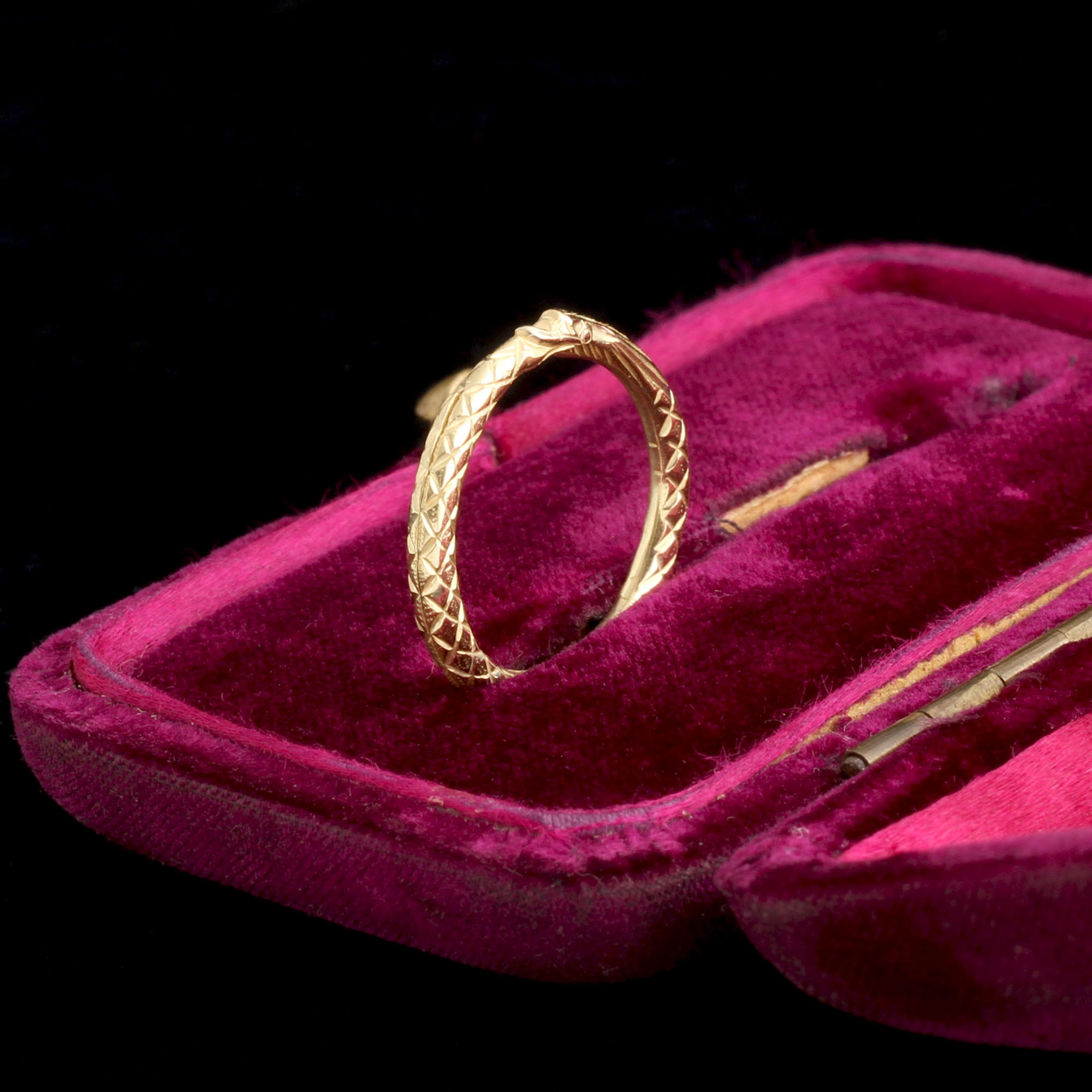 Georgian Ouroboros Split Ring