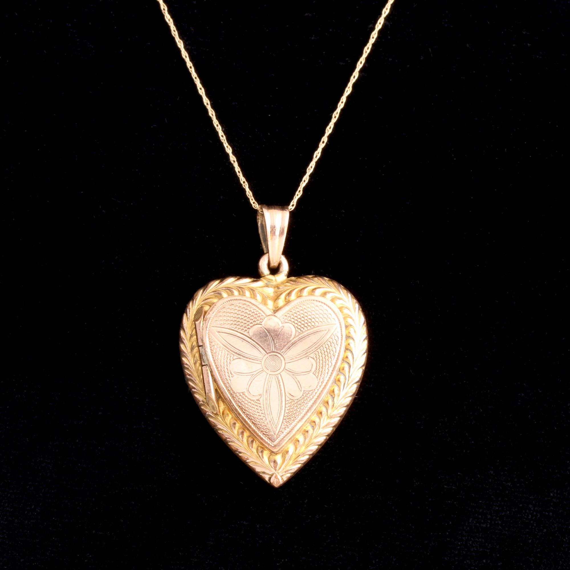Victorian Seed Pearl Heart Locket