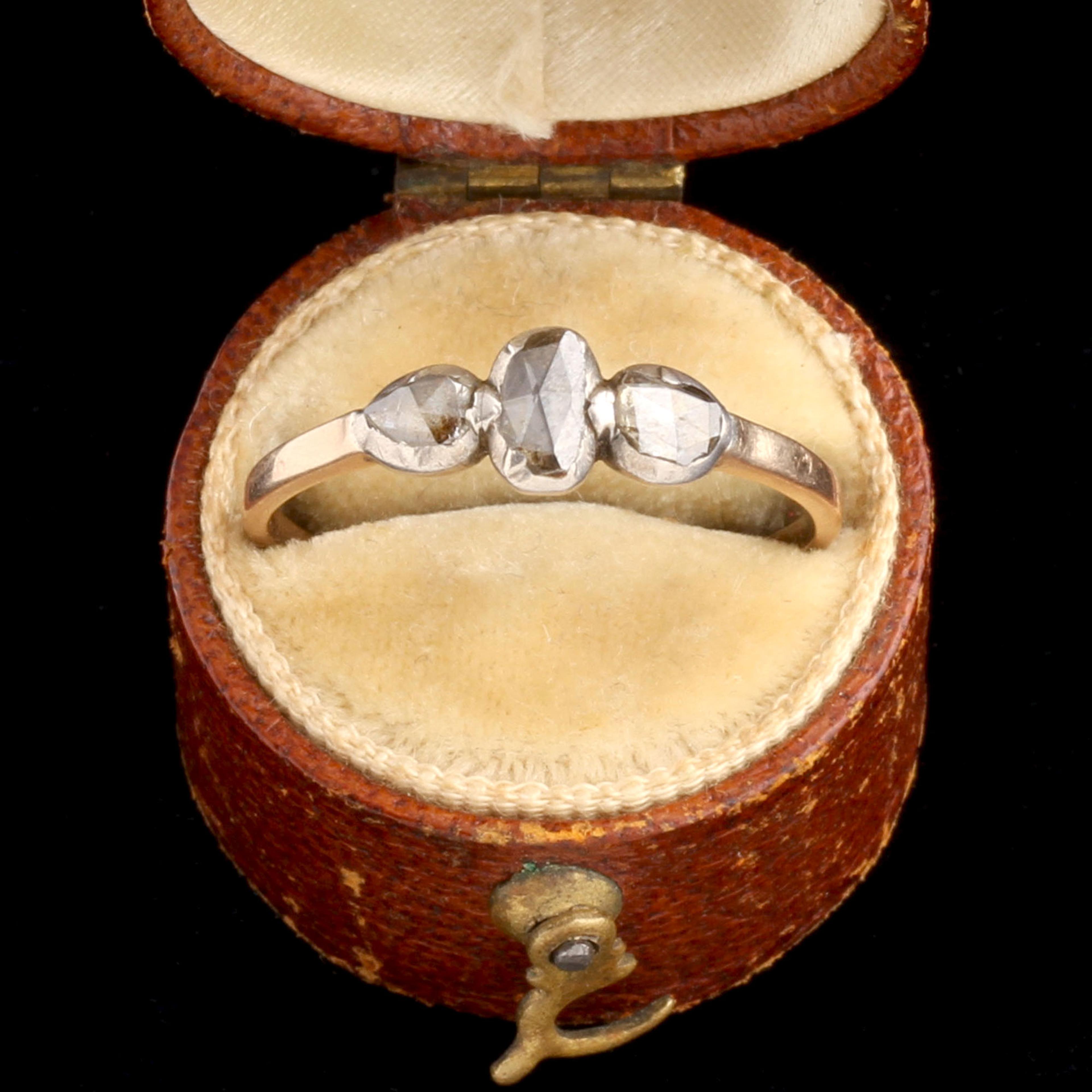 Early 19th Century Rose Cut Diamond Ring