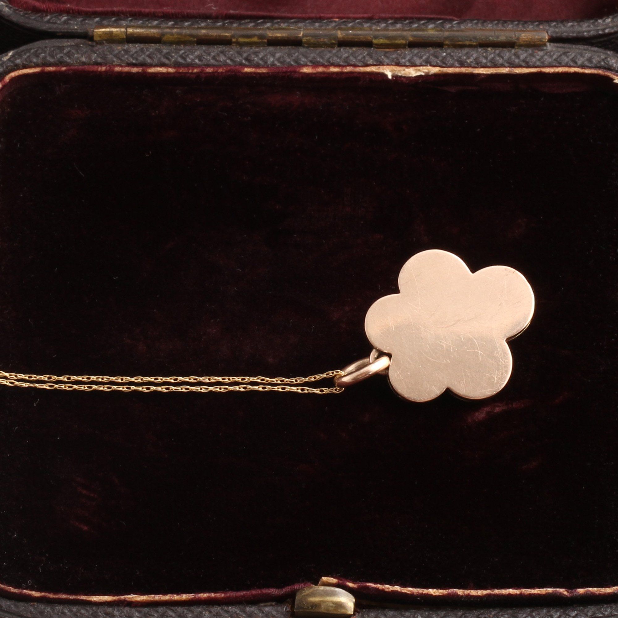 Victorian Enamel, Diamond & Pearl Pansy Pendant