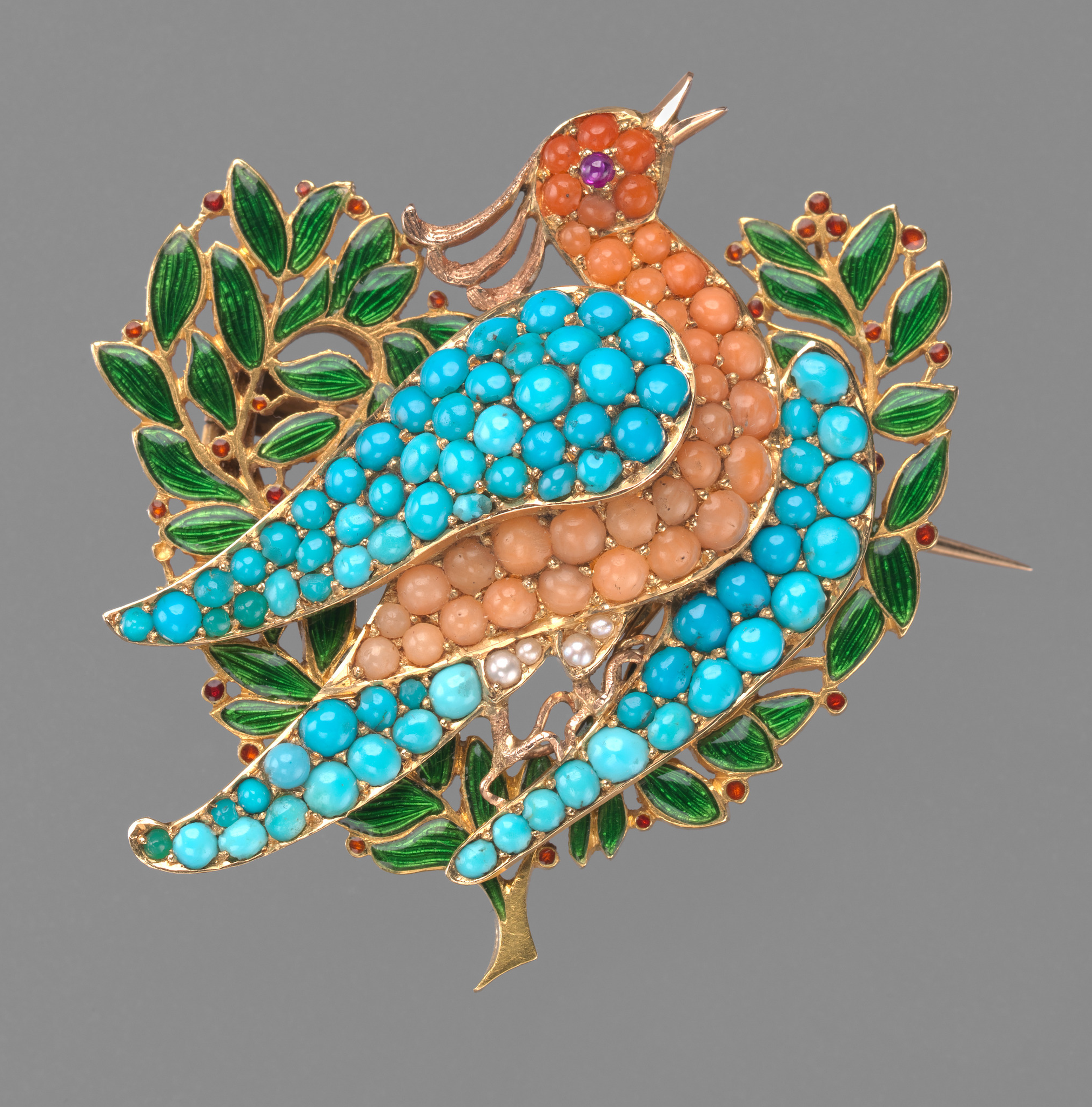 Dove on an olive branch by Sir Edward Burne-Jones, 1895. Metropolitan Museum of Art.