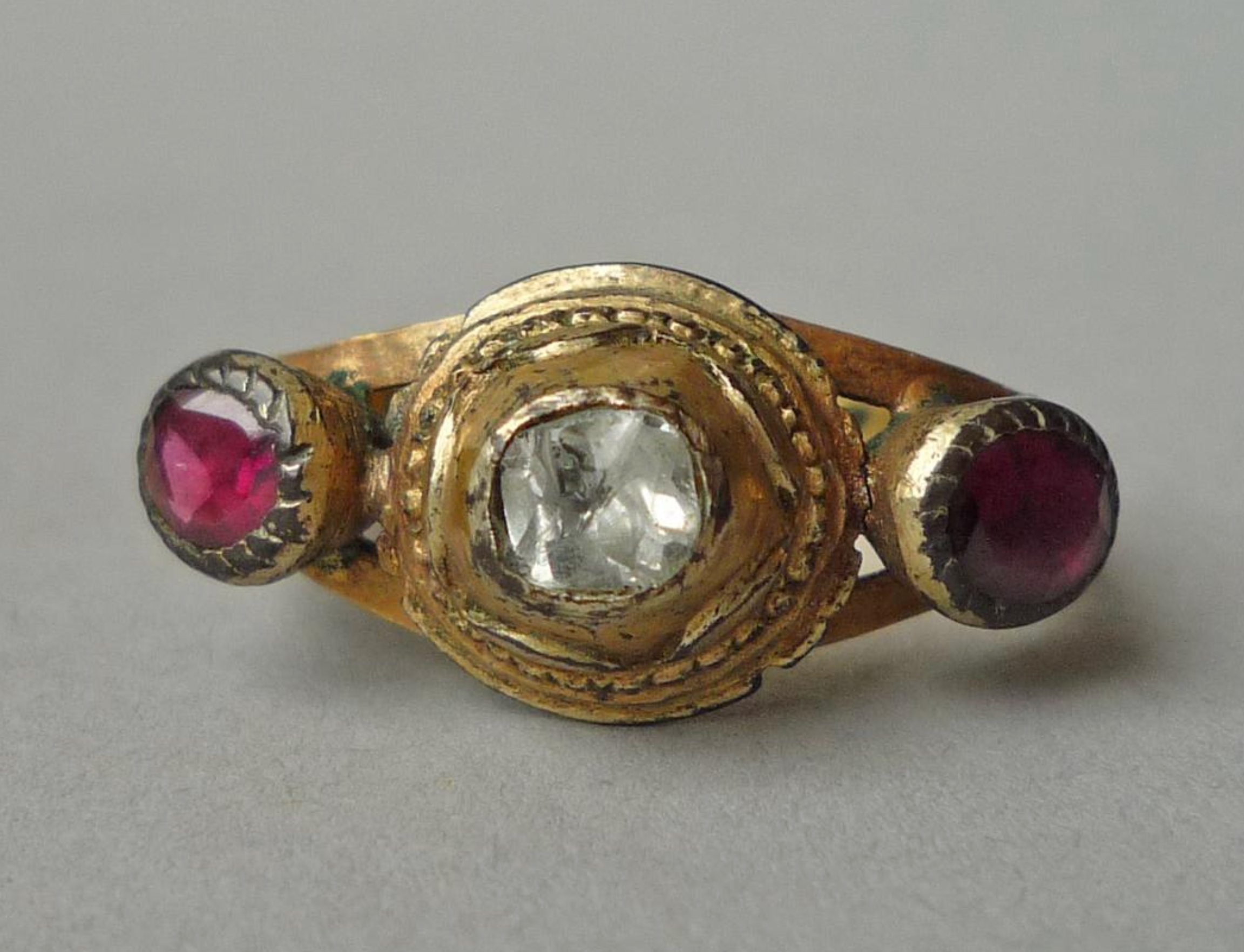 18th century Italian rock crystal ring, The British Museum.
