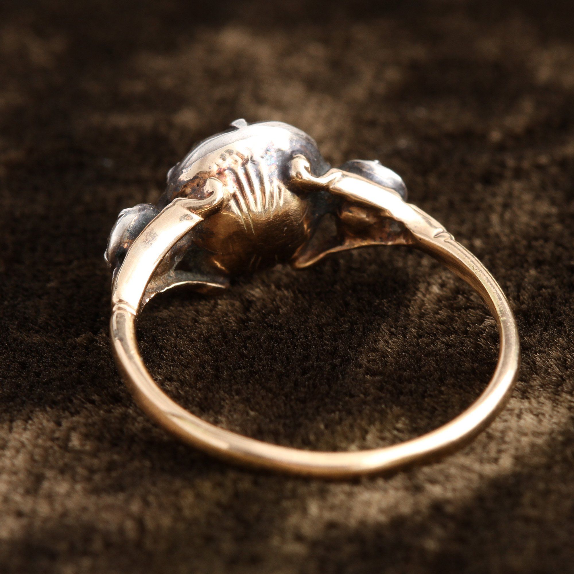 Georgian Rose Cut Diamond Engagement Ring