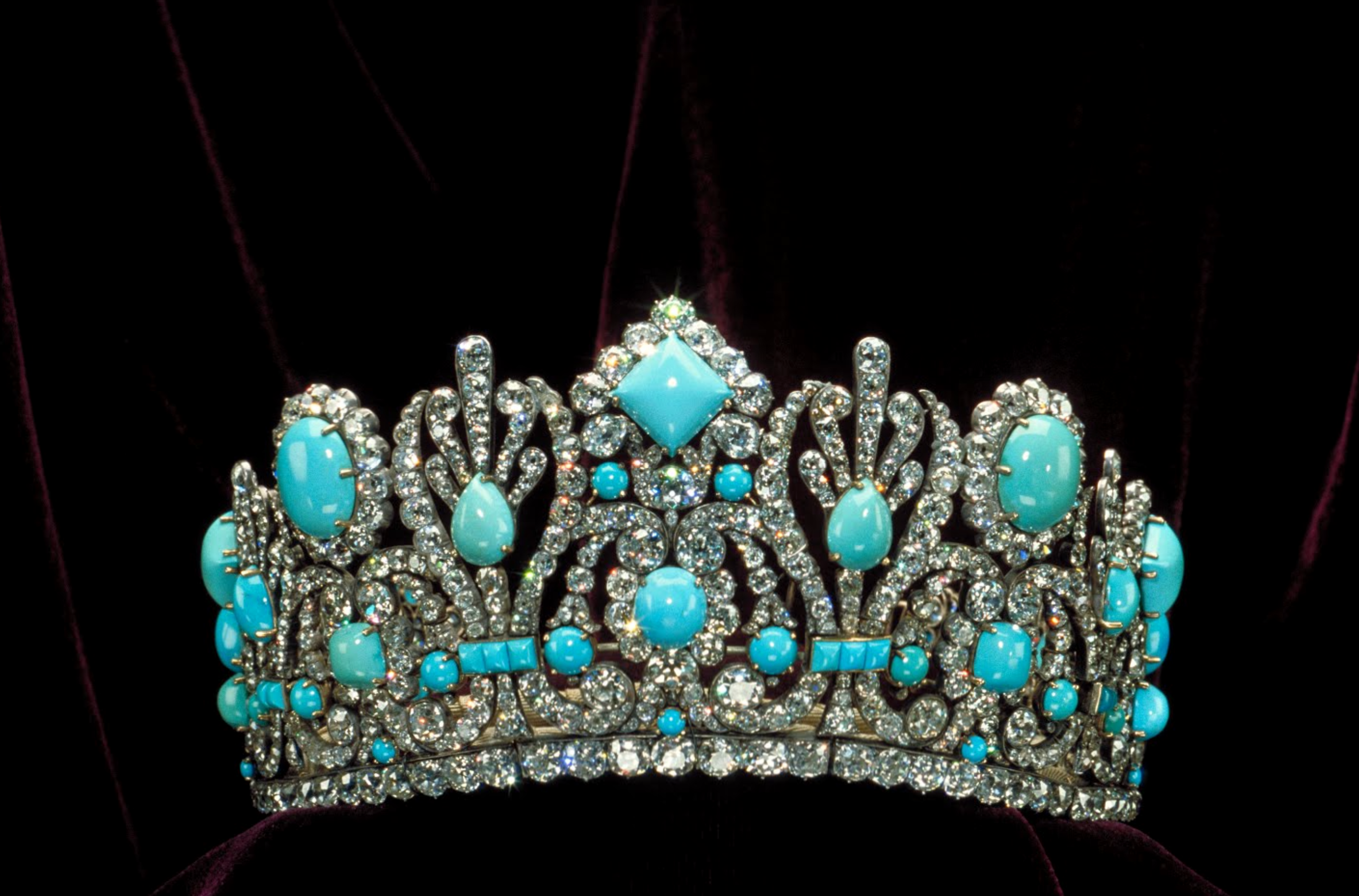Diadem of Marie-Louise with Persian turquoise