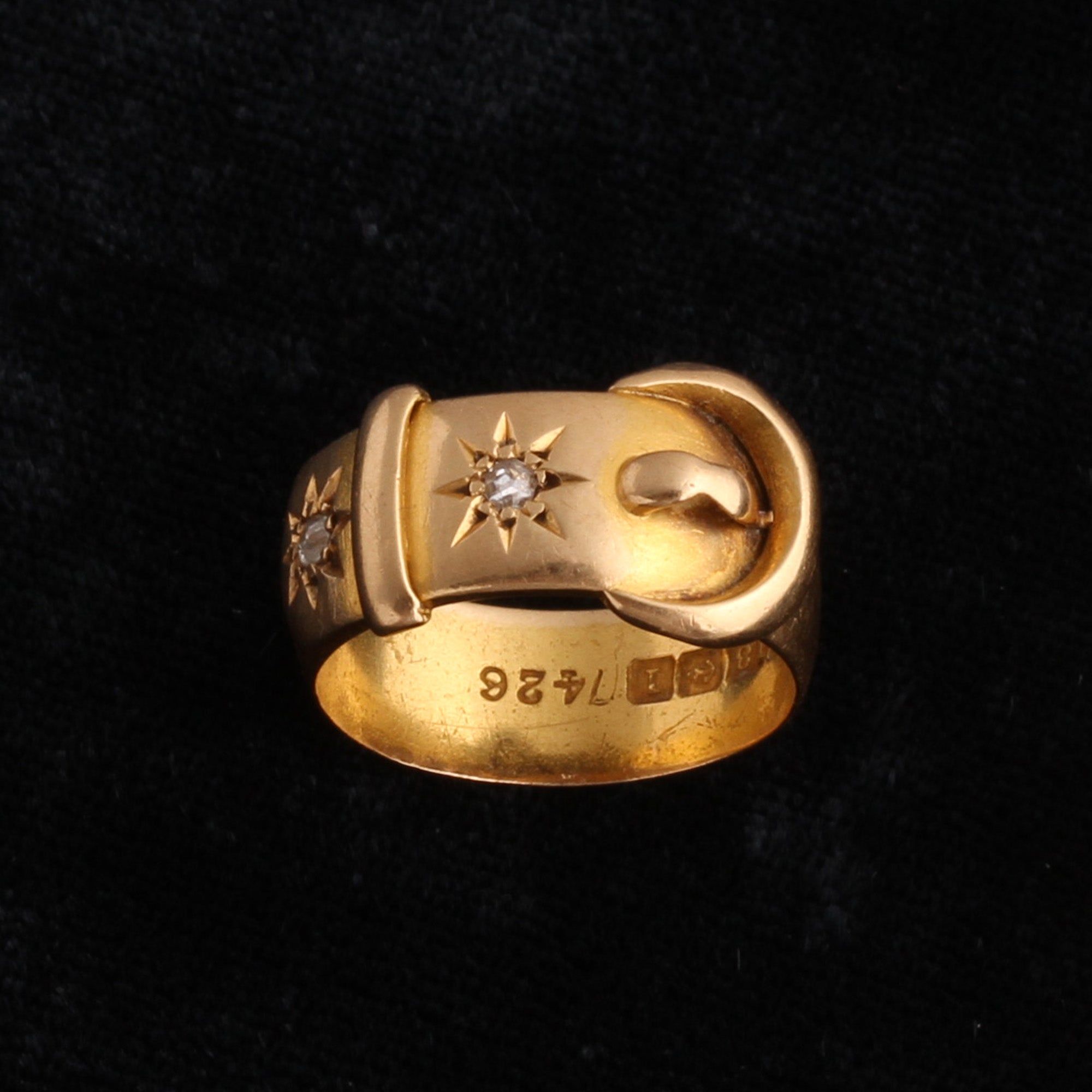 Edwardian Diamond Buckle Ring
