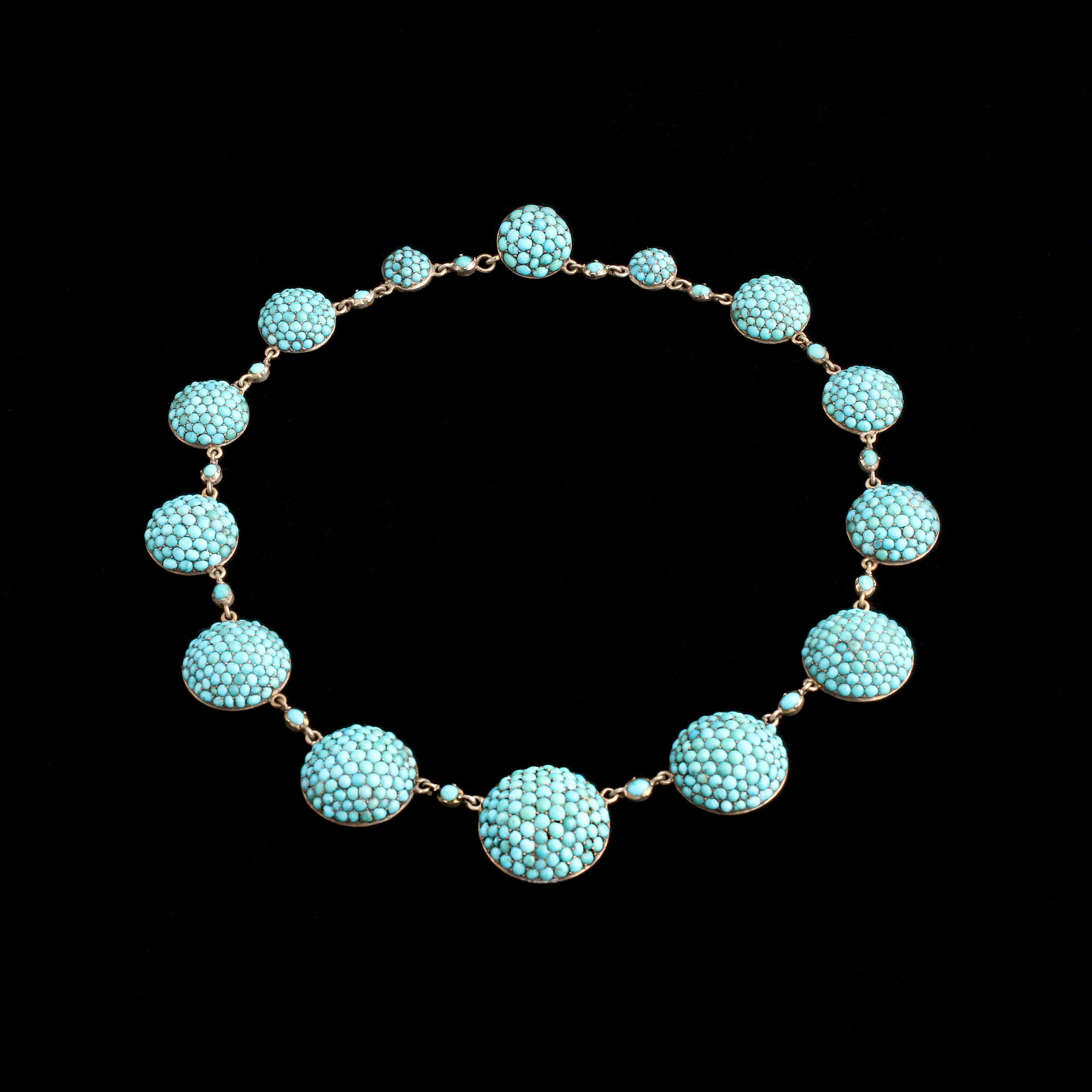 Victorian Turquoise Pavé Collar