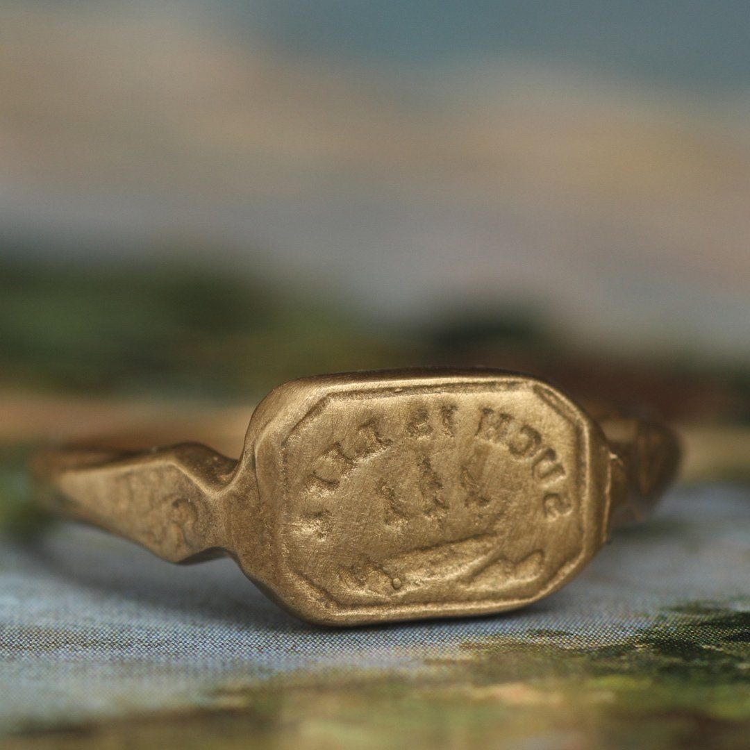 "Such Is Life" Wax Seal Ring