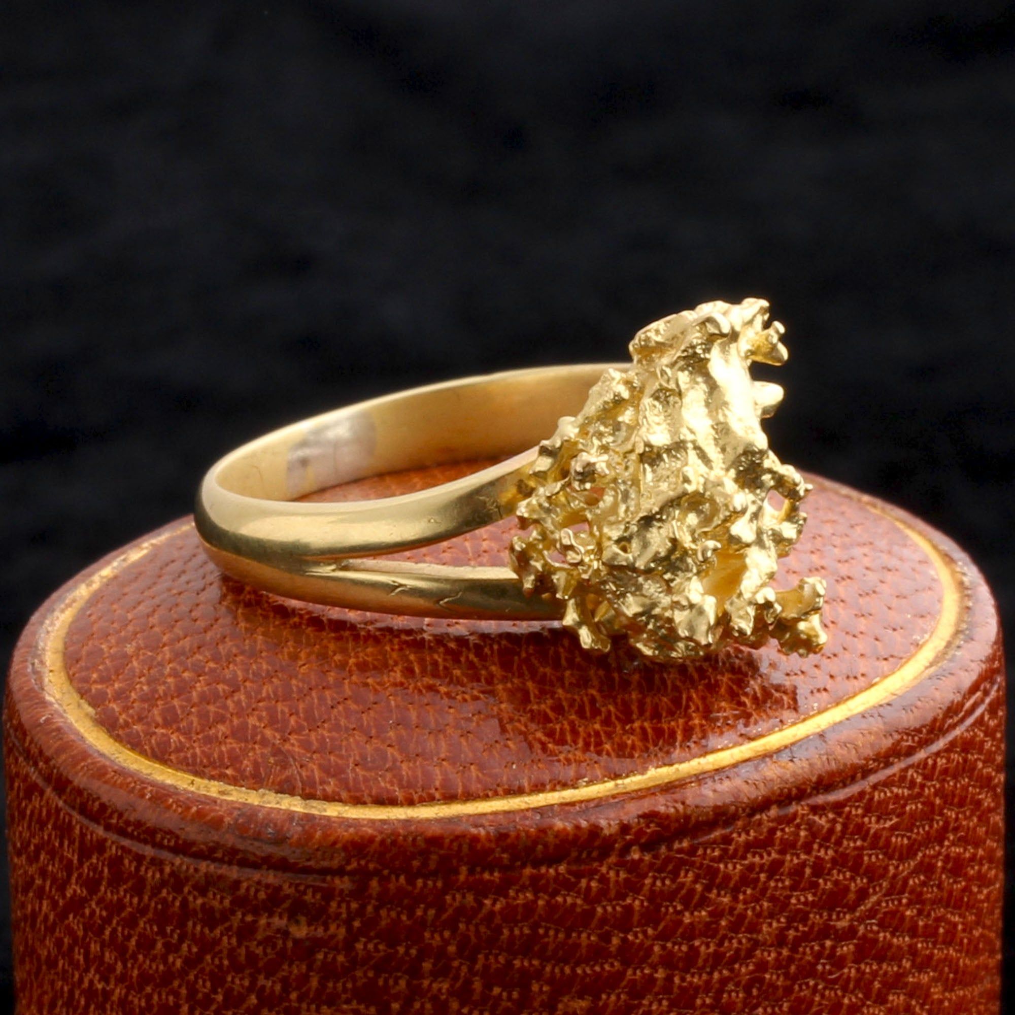 Victorian Gold Nugget Ring
