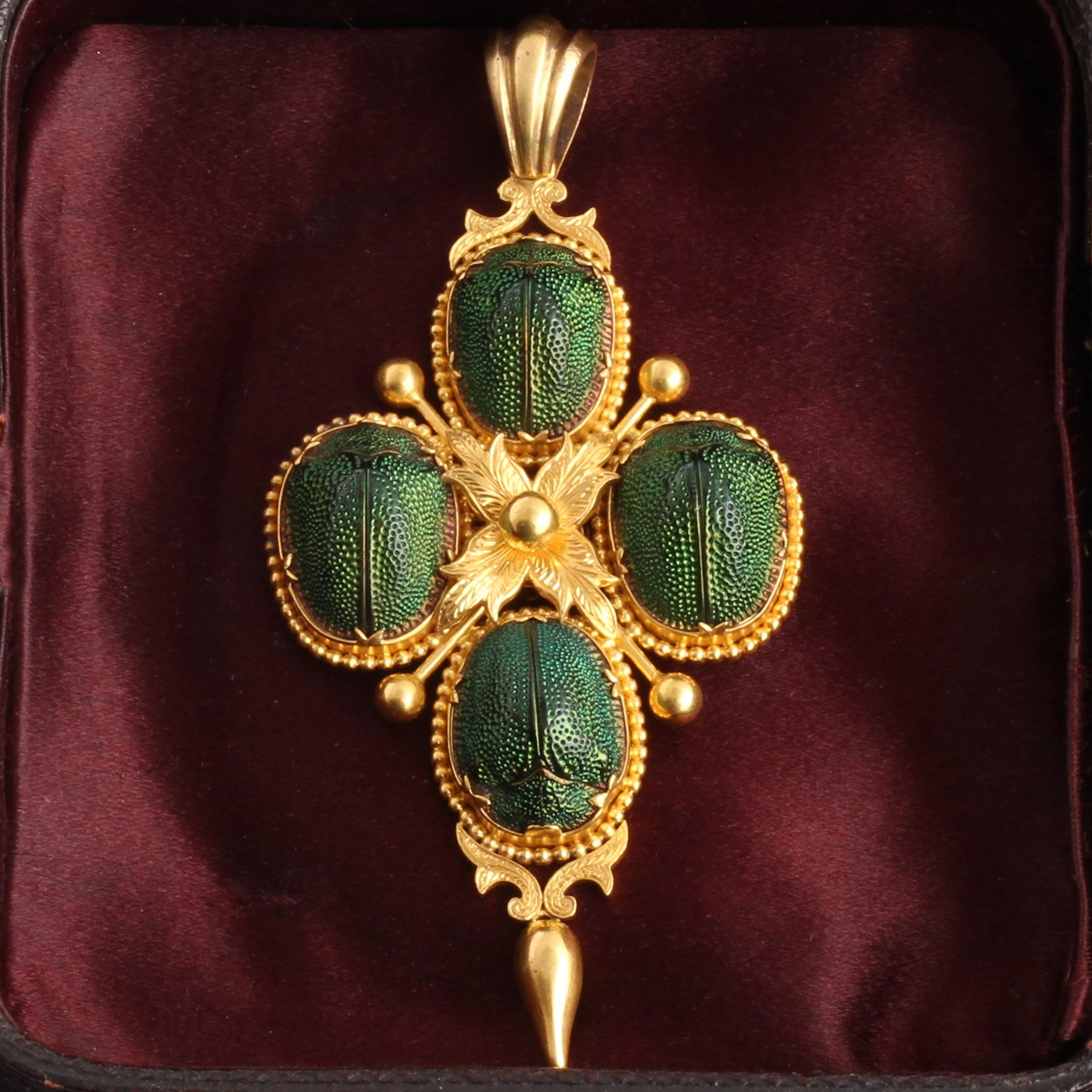 Victorian Scarab Pendant