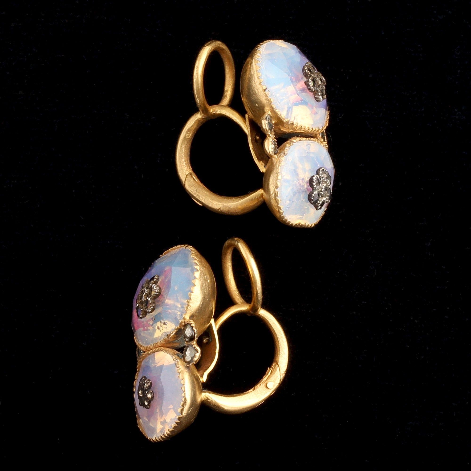 Pyrite Emmeline Hook Earrings
