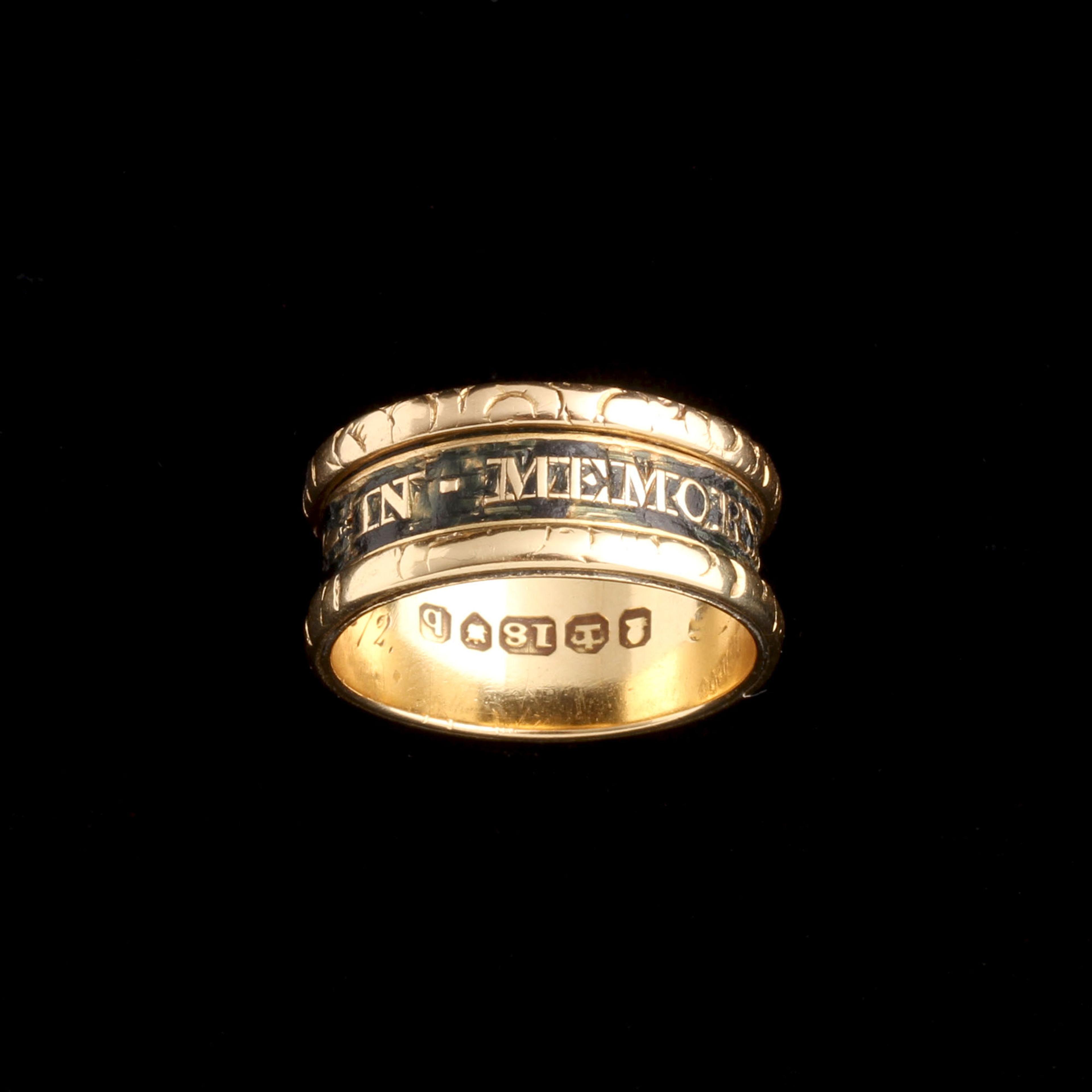 Georgian "In Memory of Parents" Mourning Ring