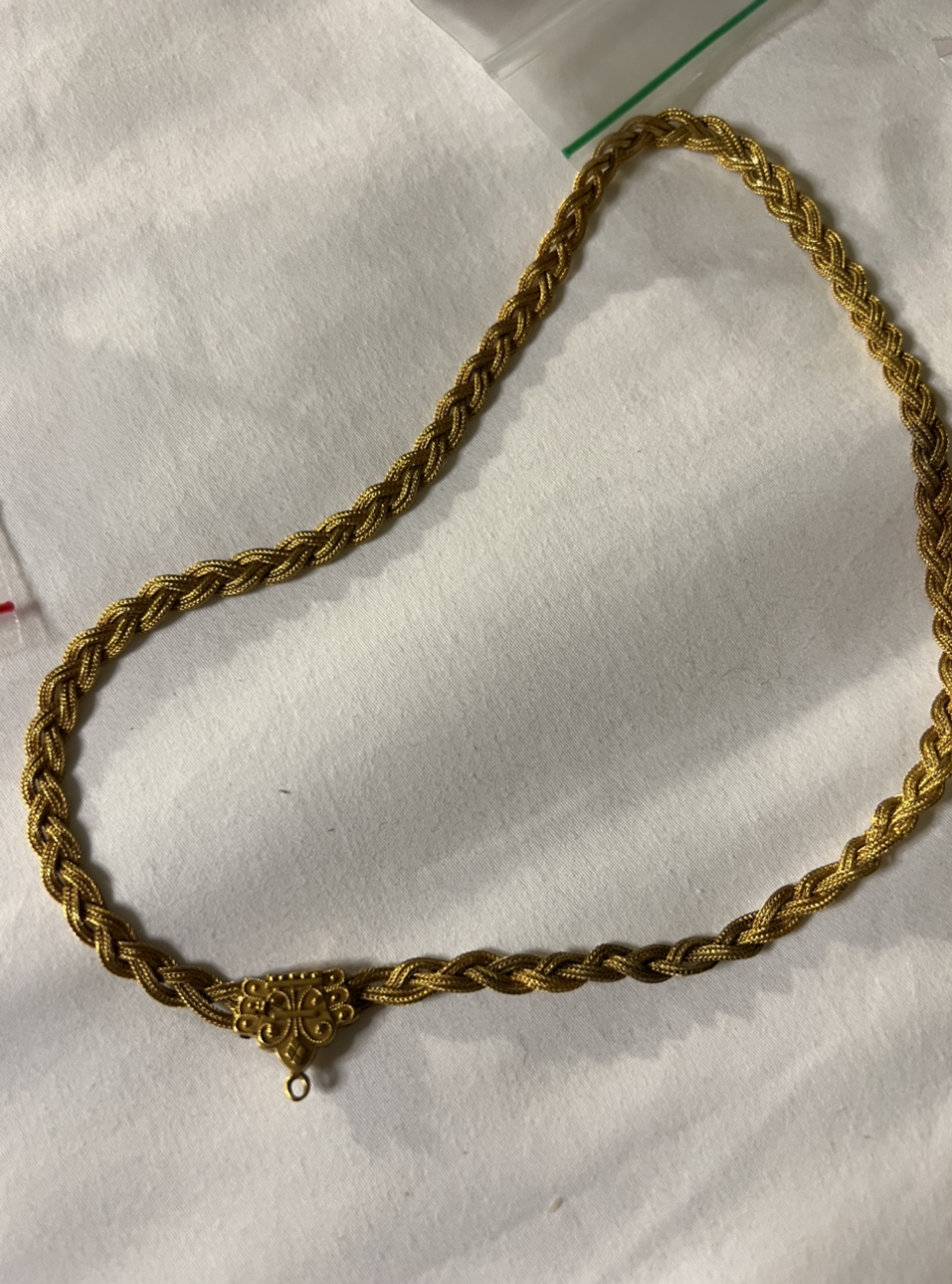 Braided Etruscan Revival Collar