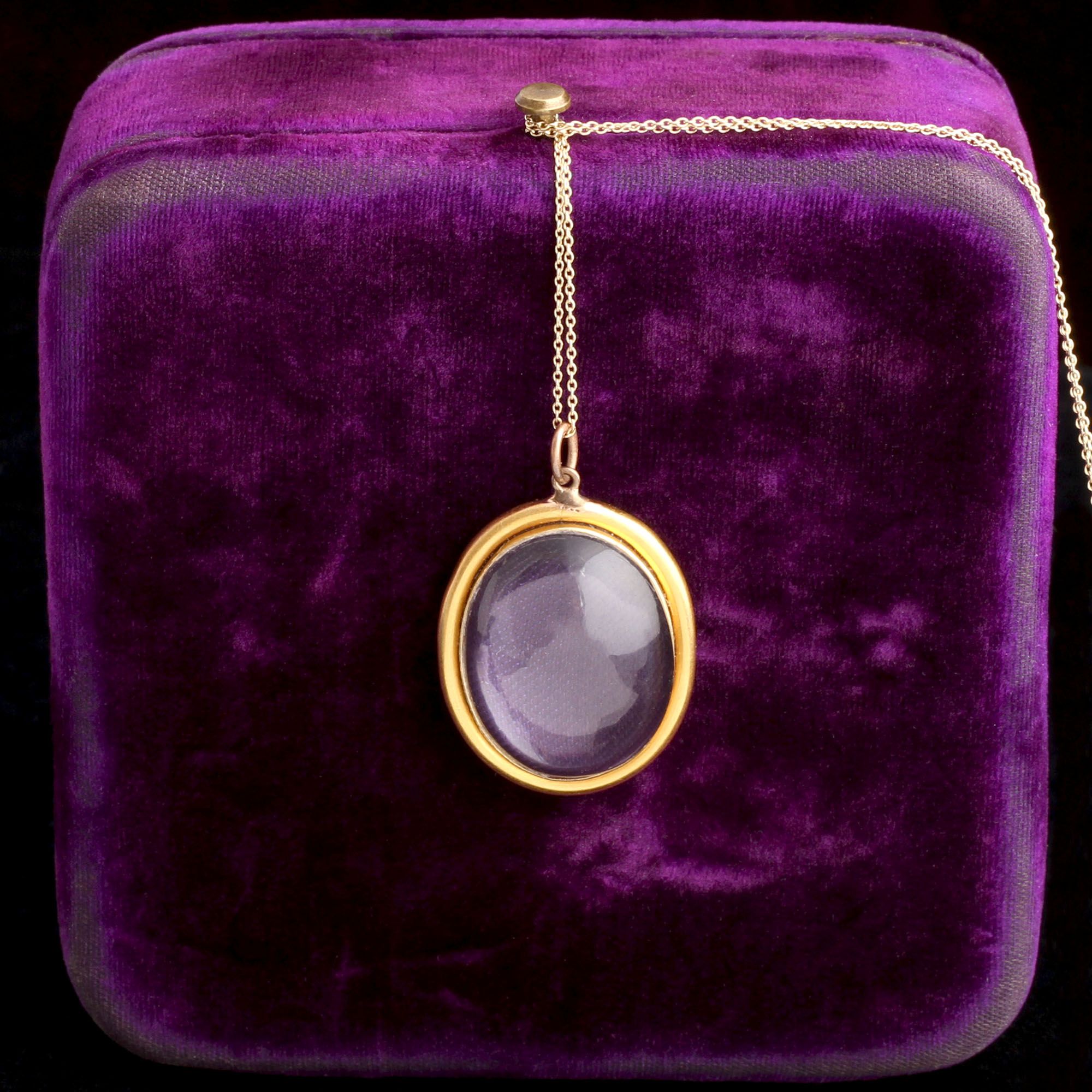 Georgian Rock Crystal Portrait Locket — Erica Weiner