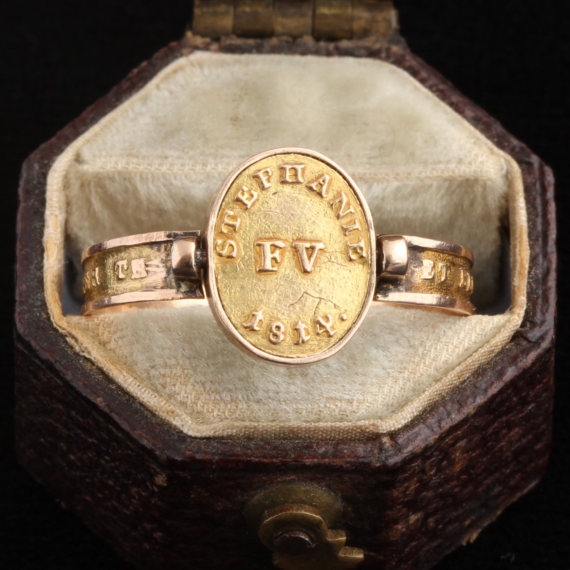 Princess Stephanie 1814 Commemorative Swivel Ring