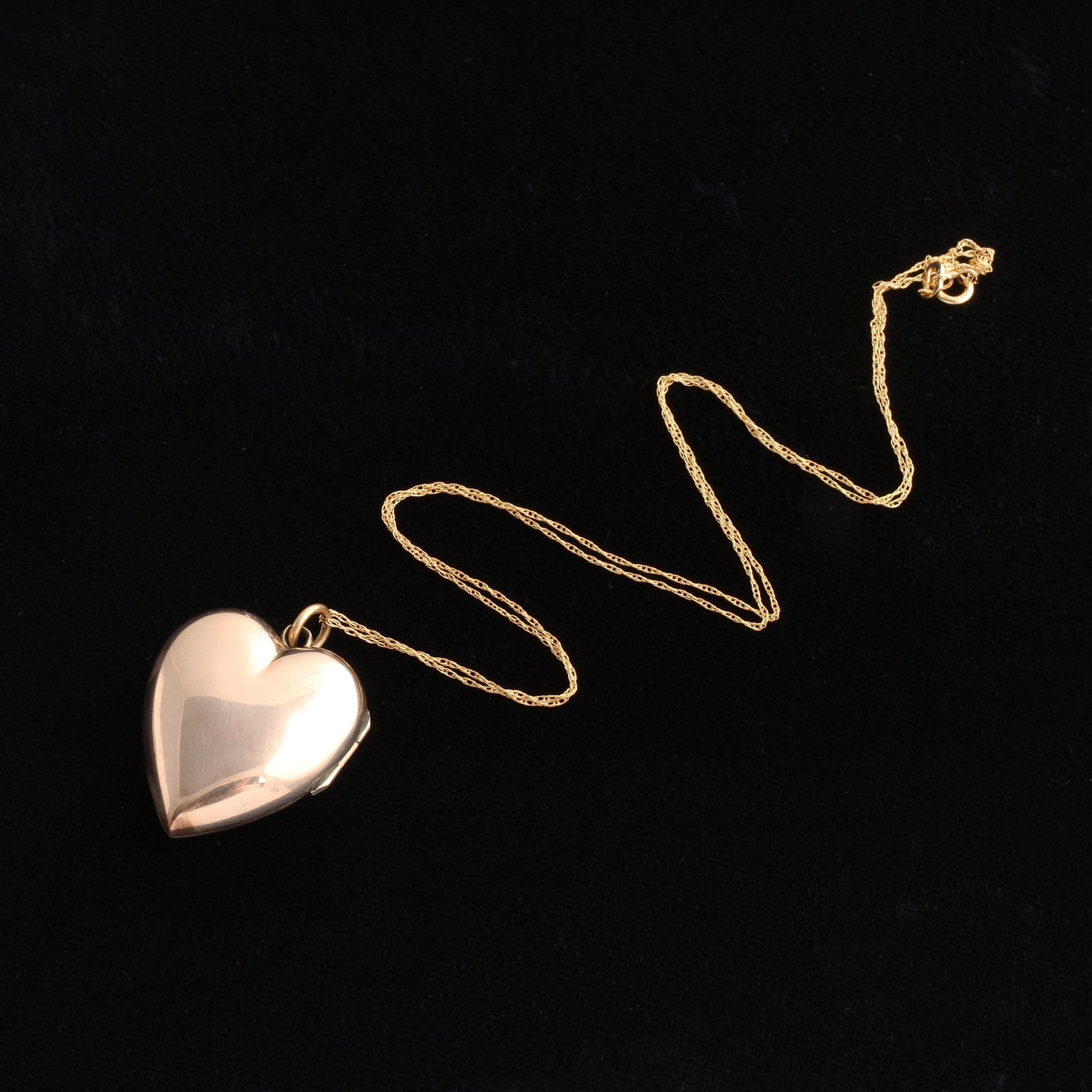 Victorian Garnet & Pearl Heart Locket