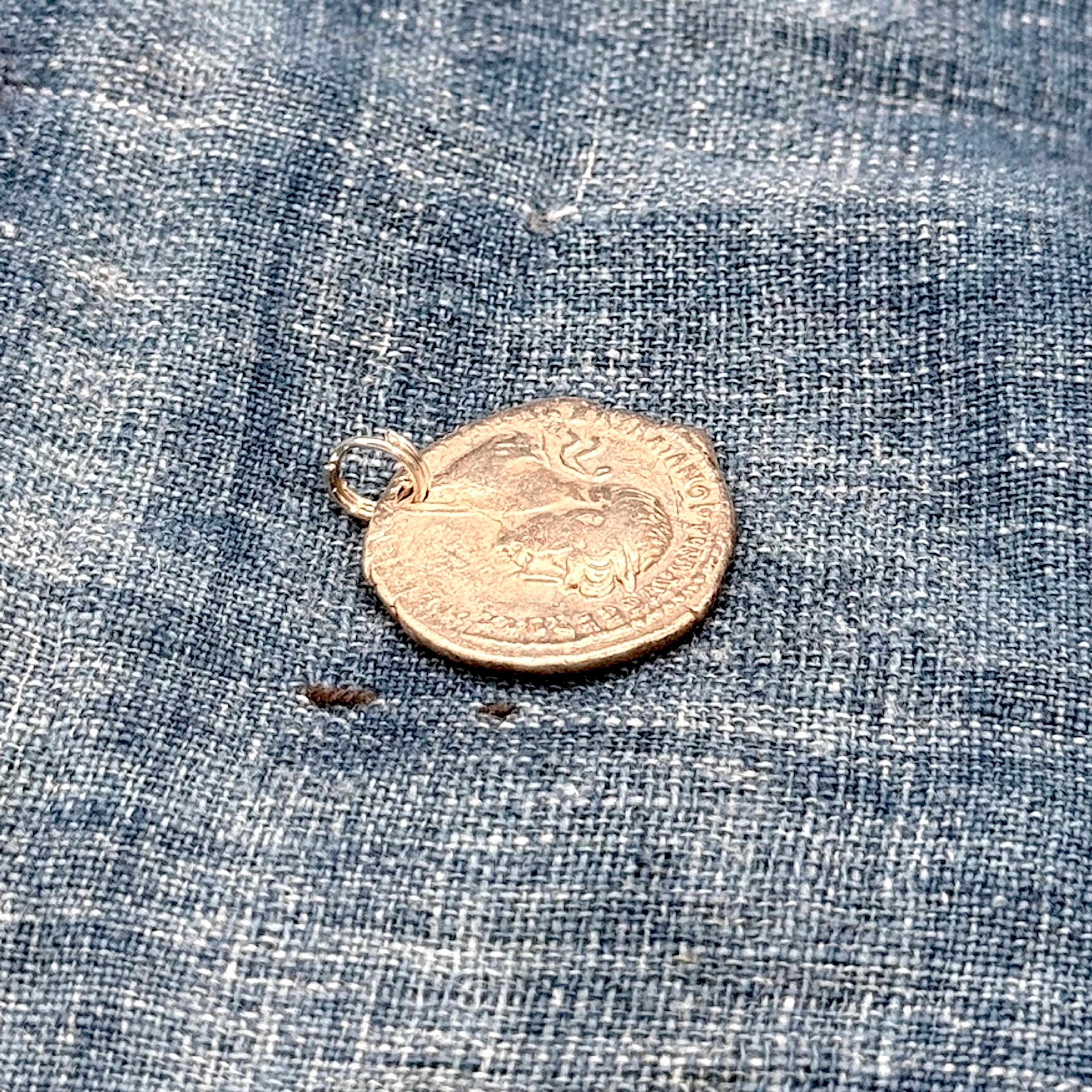 Virtus Ancient Roman Coin