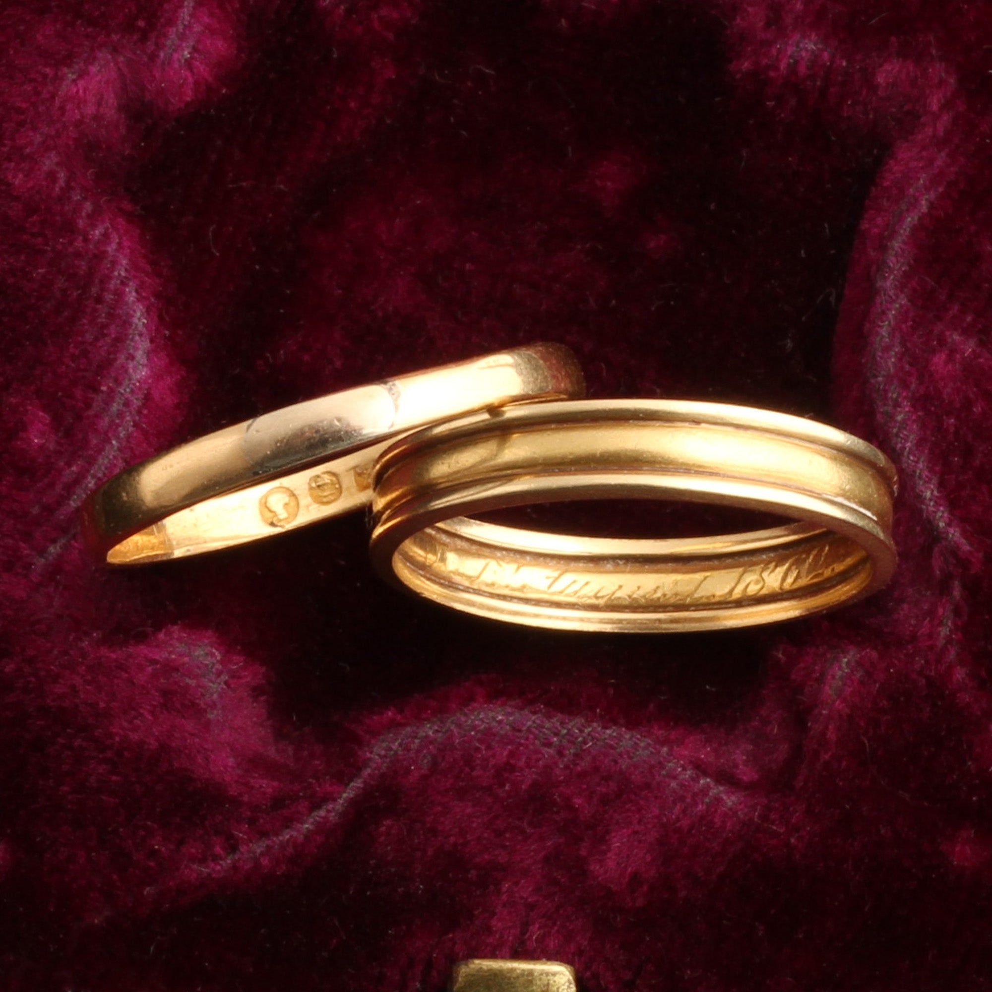 Victorian Glaswegian Gold Bands