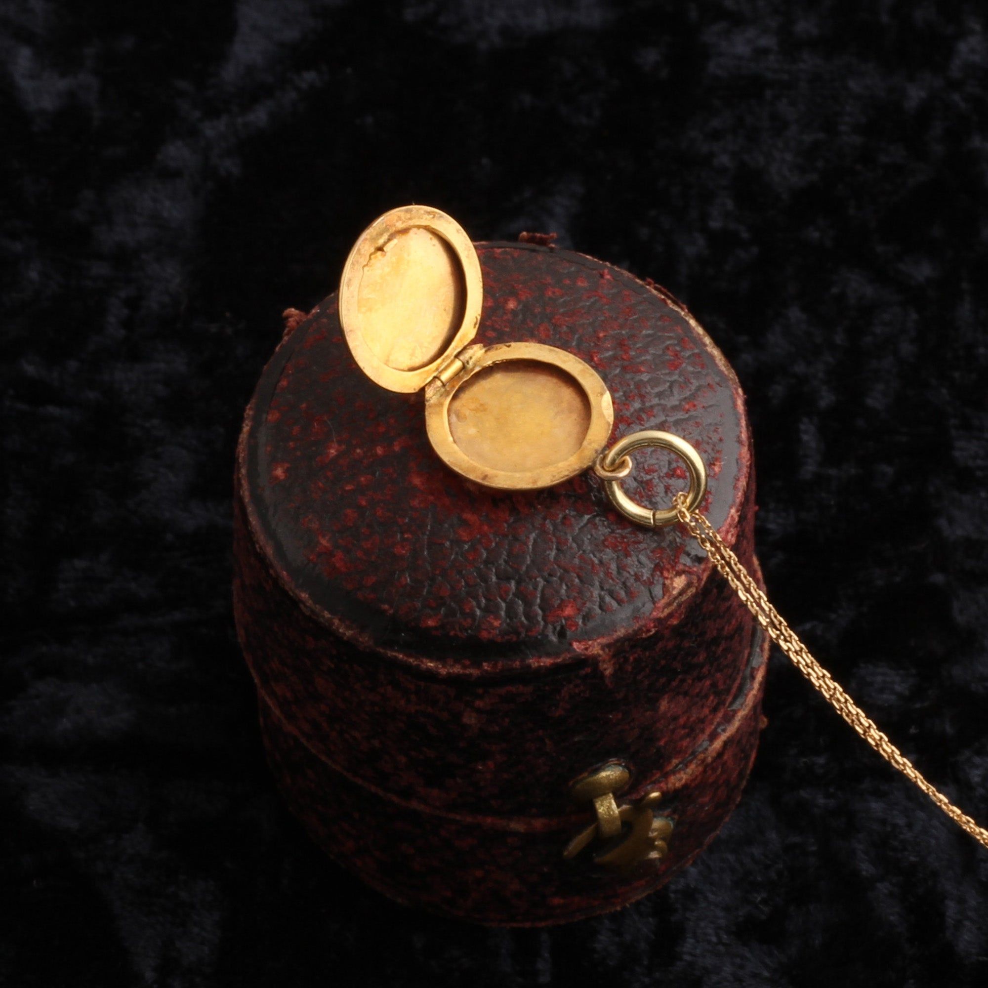 Vintage "KH" Monogram Miniature Locket