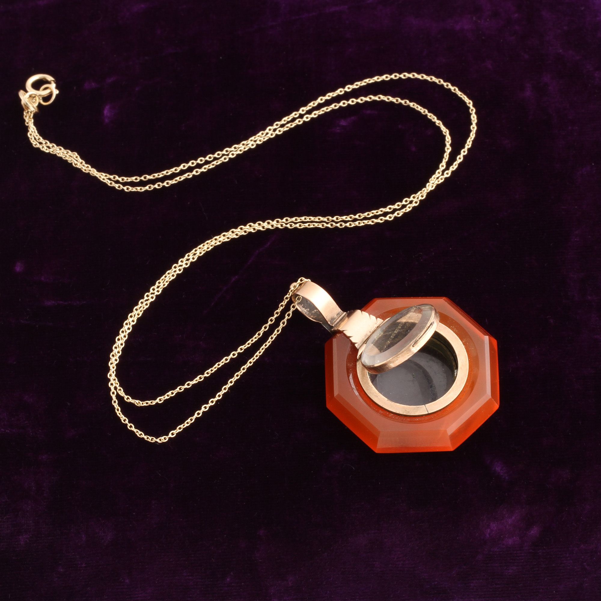Late Georgian Carnelian Locket
