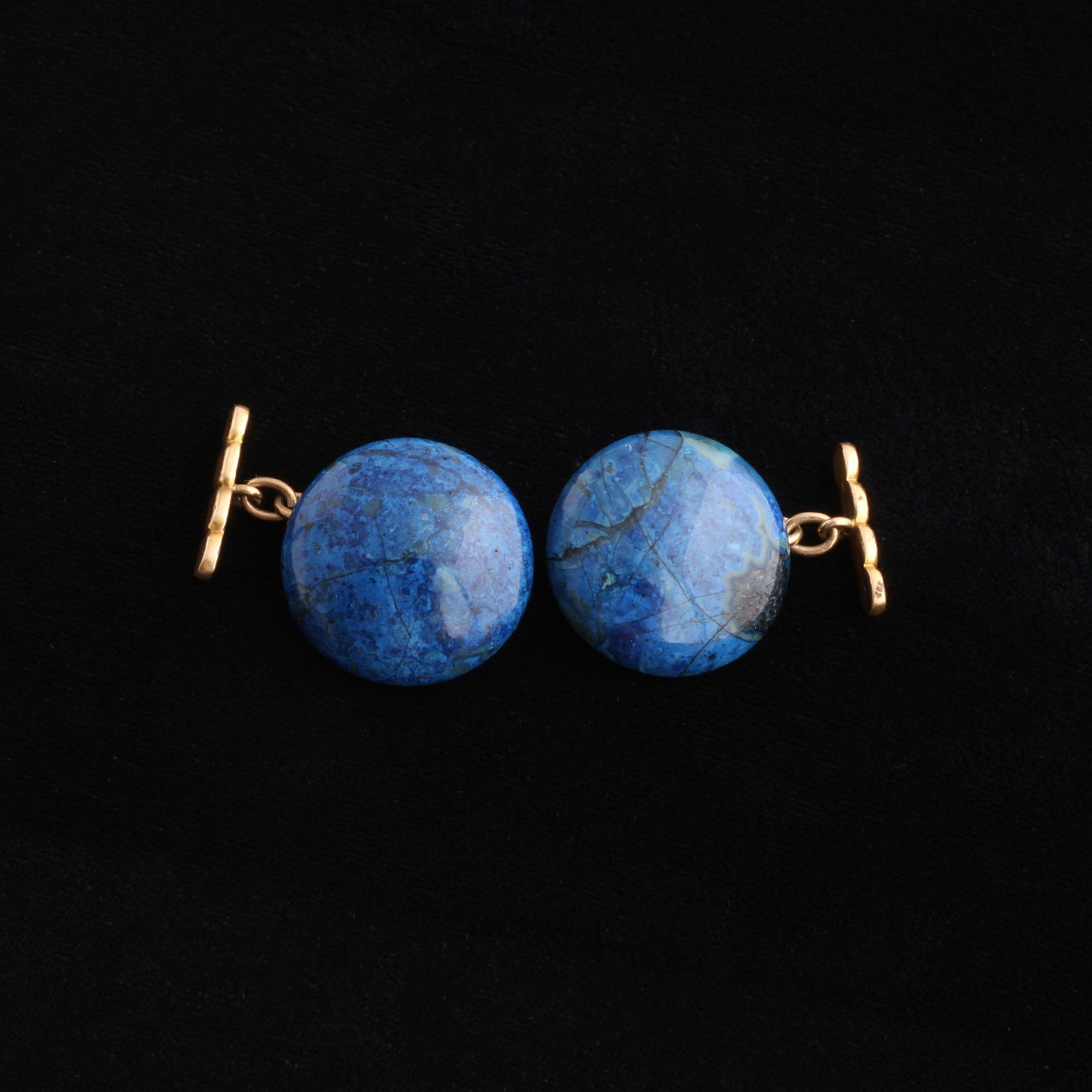 1930s Swiss Lapis Cuff Links