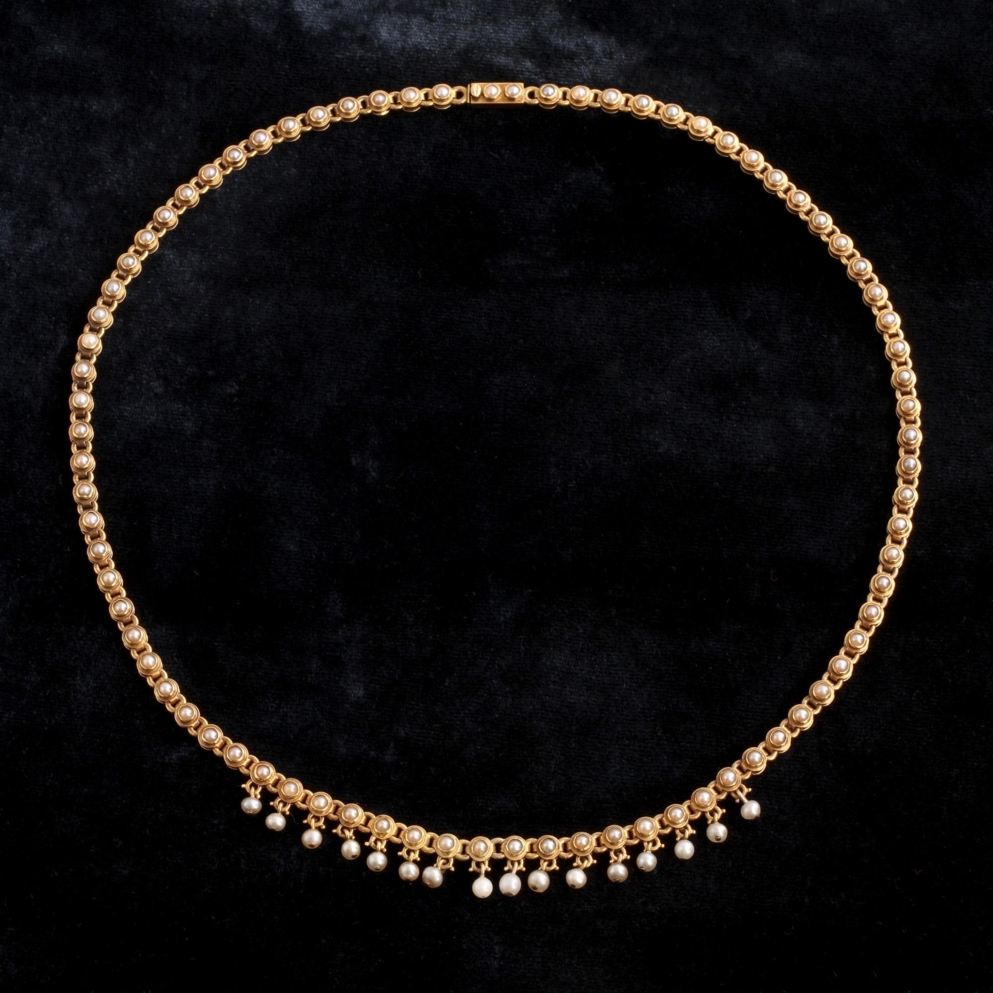 Victorian Pearl Collar