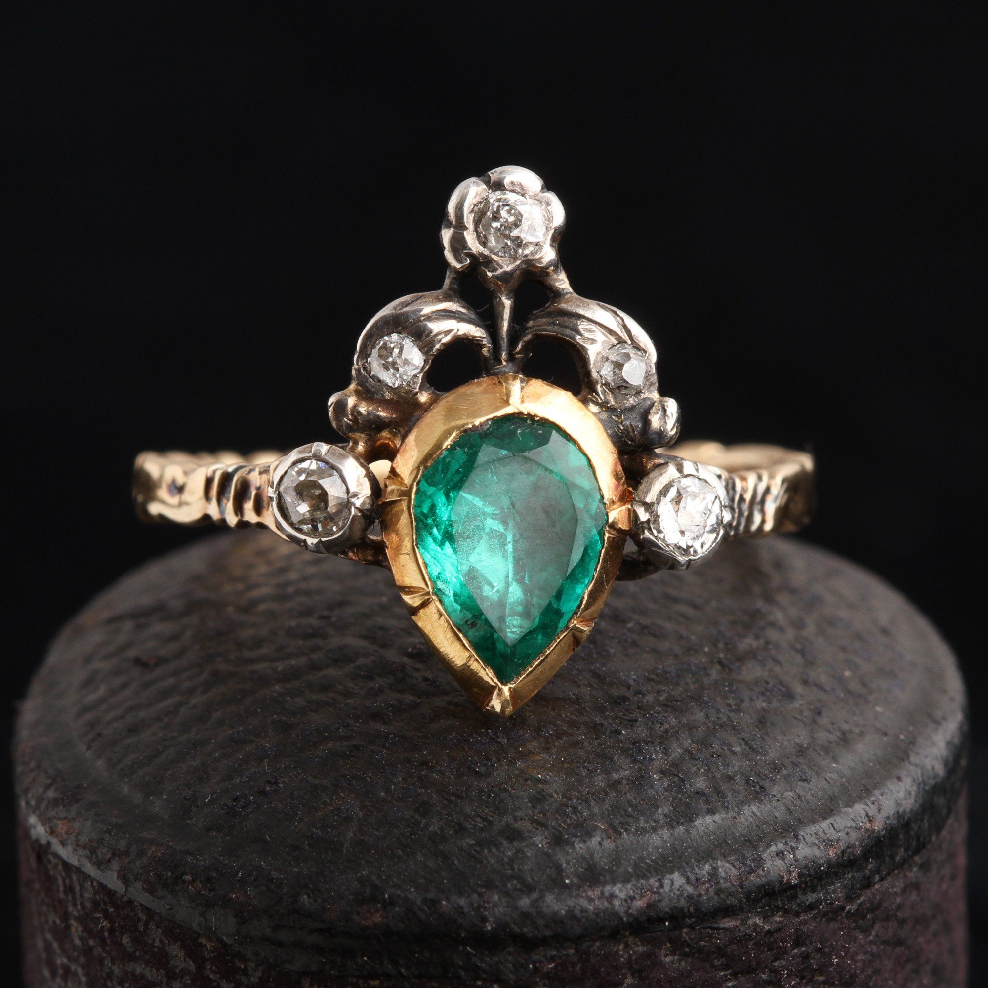 LAELIUS Antiques – Georgian Rose Cut Diamond Ring