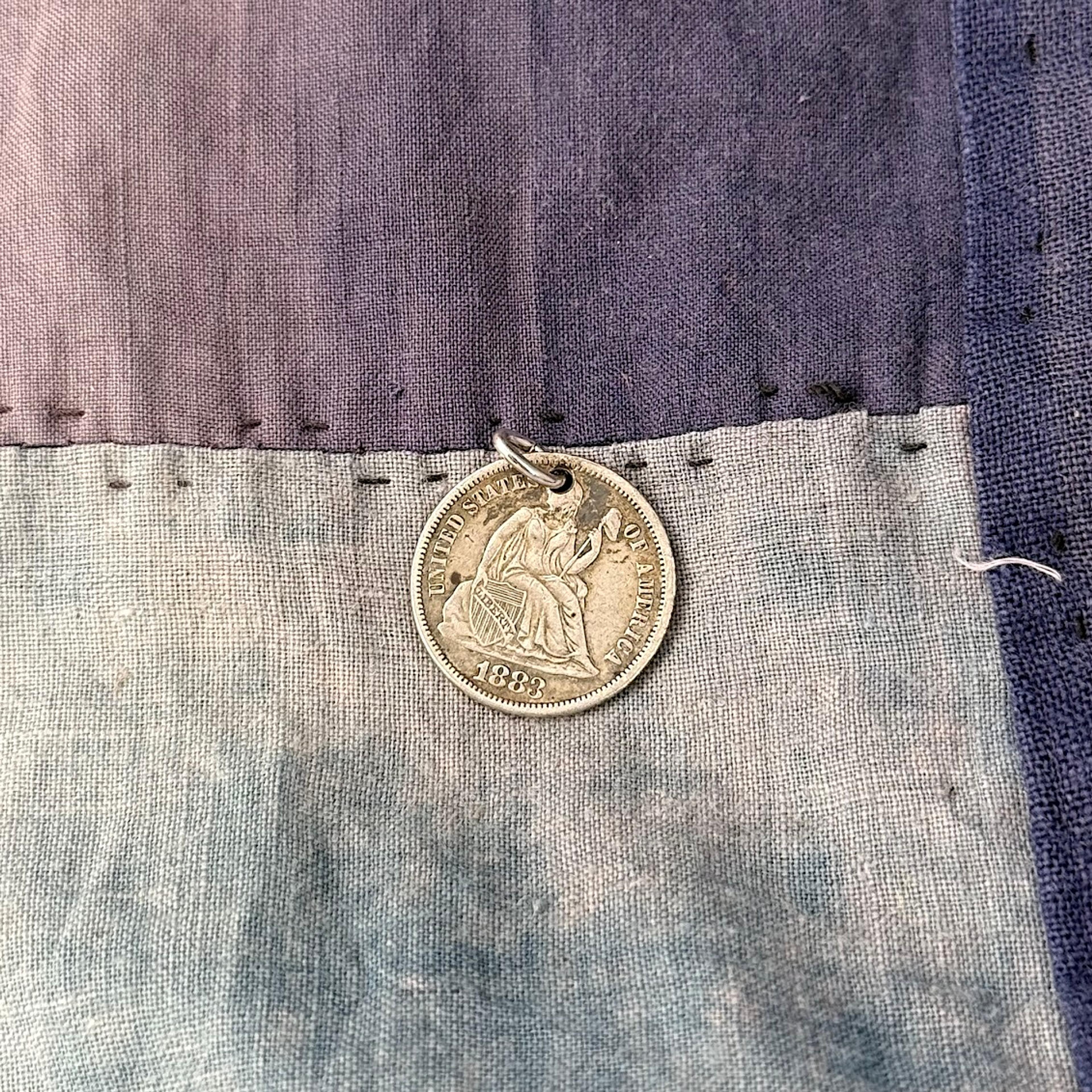 Love Token: Mary, Seated Dime, 1883