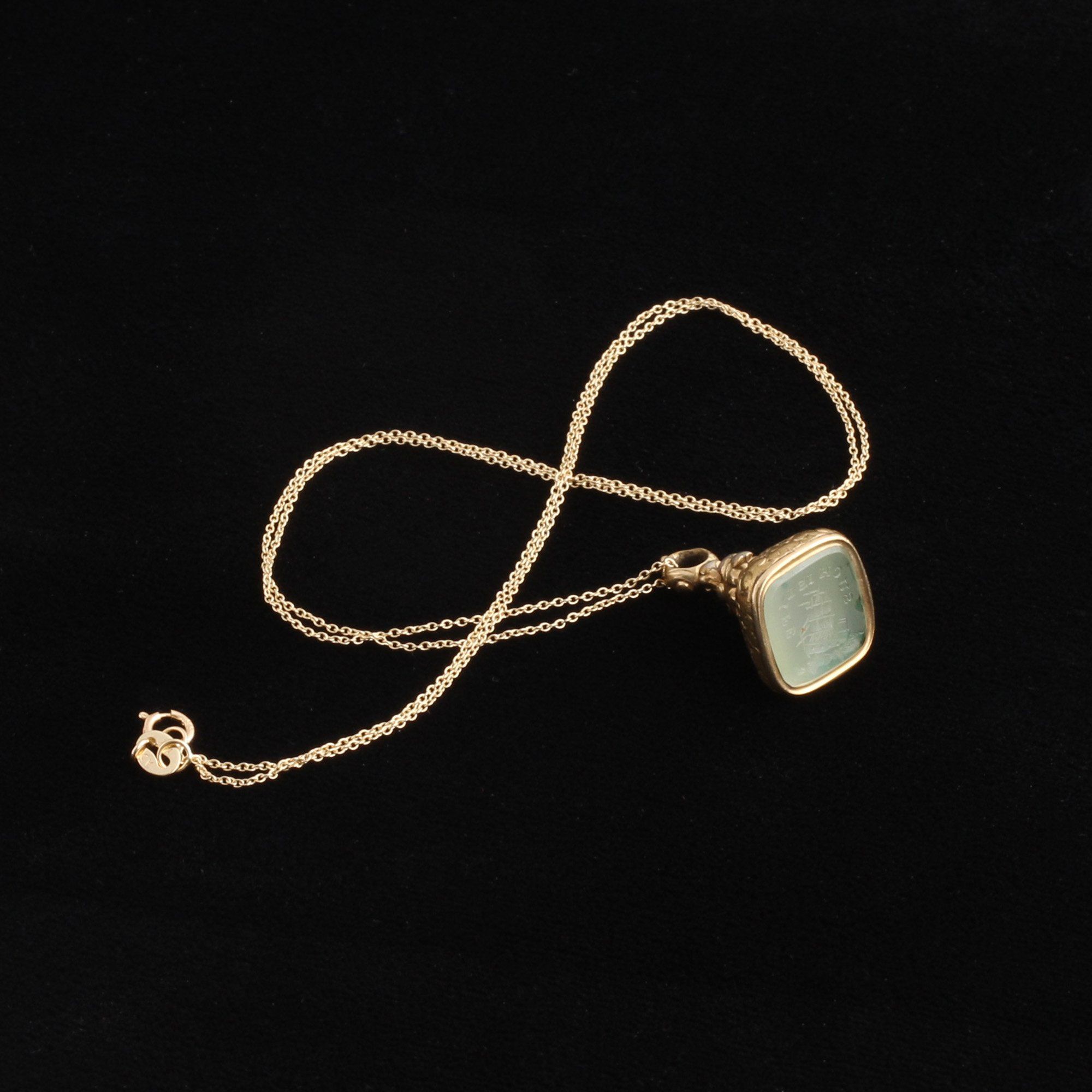 Georgian "Such is Life" Fob Necklace