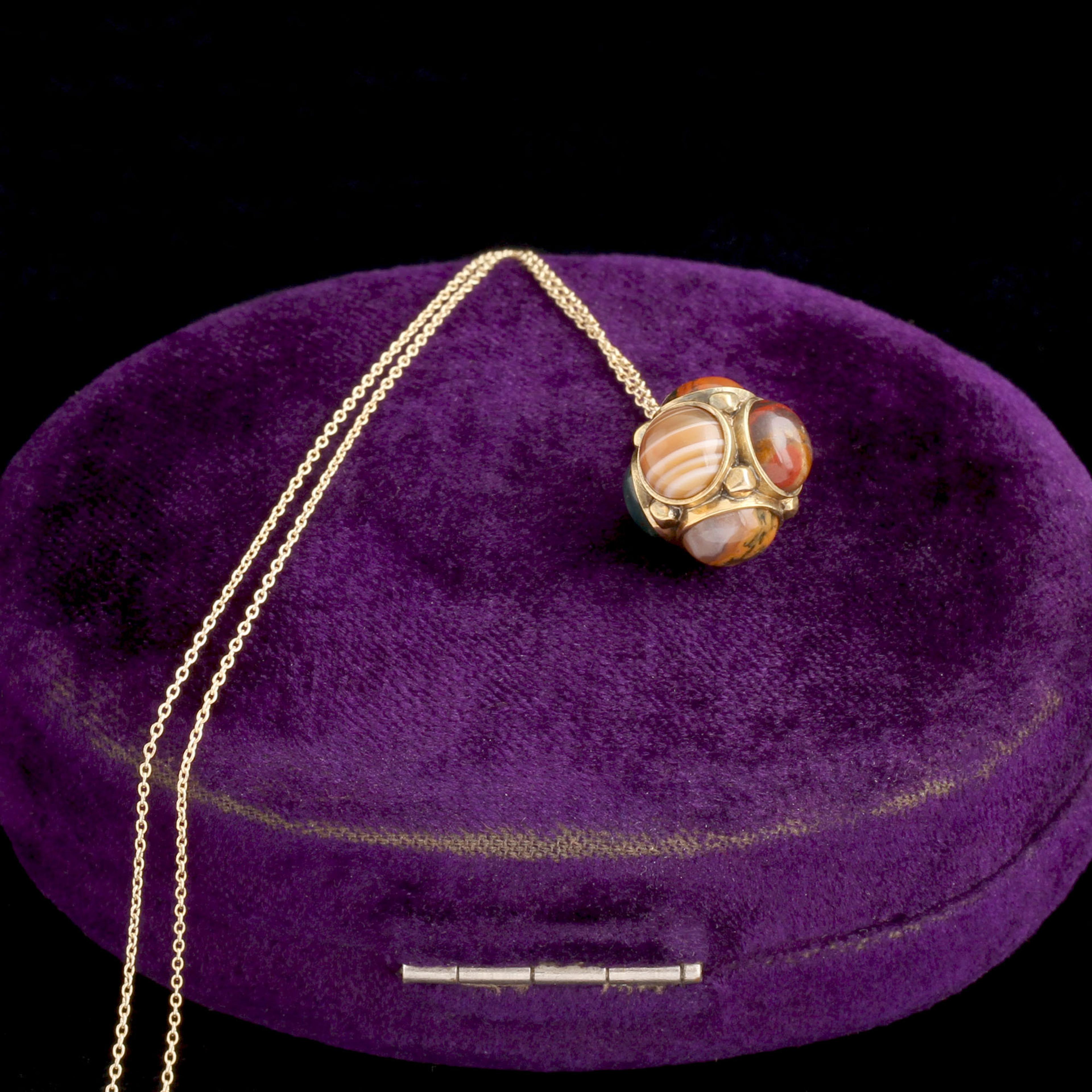 Victorian Agate Specimen Pendant