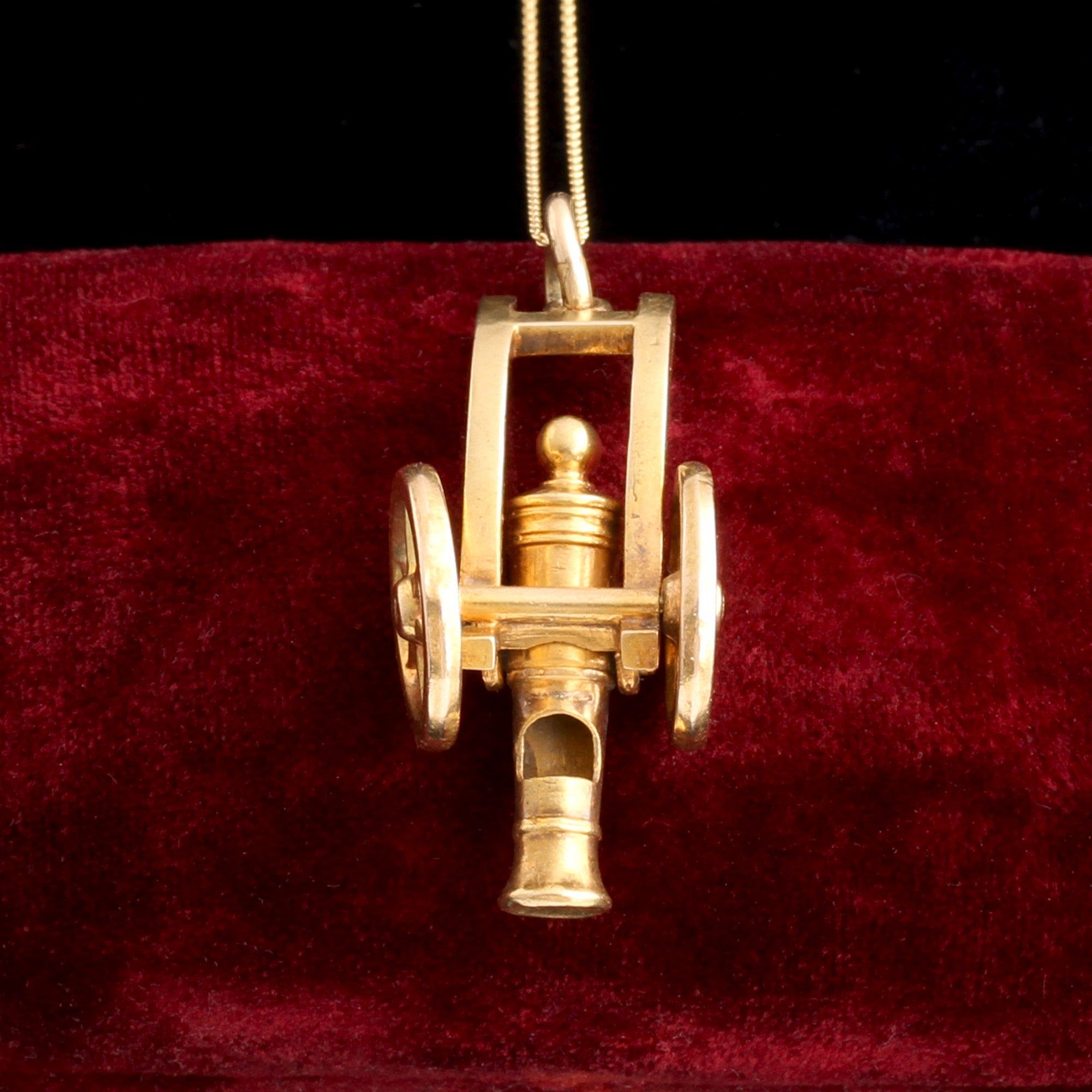 WWI Era Cannon Whistle Necklace