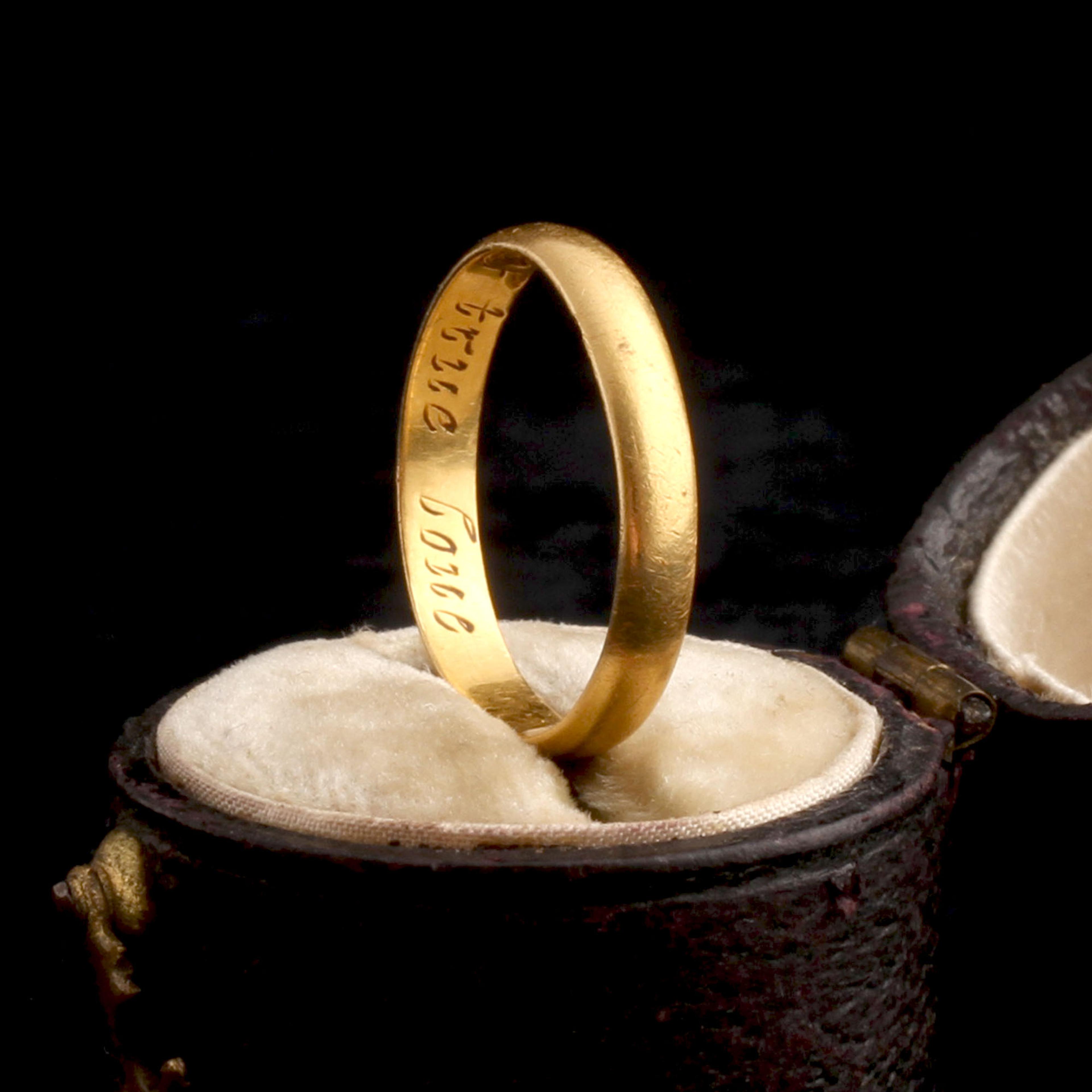 Early 18th Century "A token of true love" Posy Ring