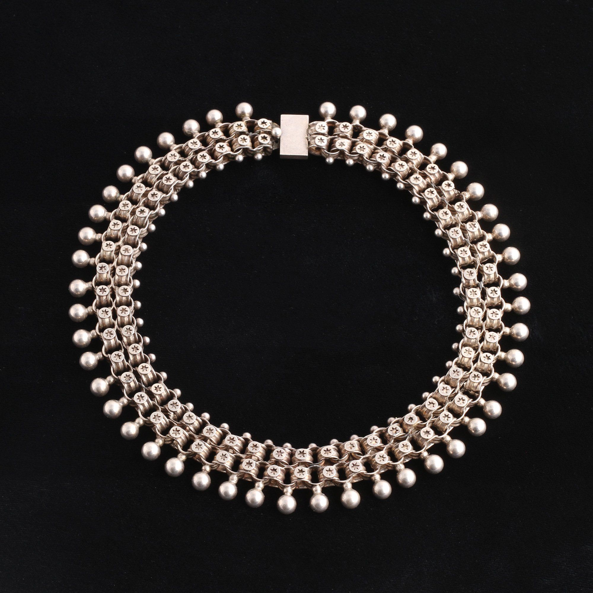 Victorian Silver Star Collar