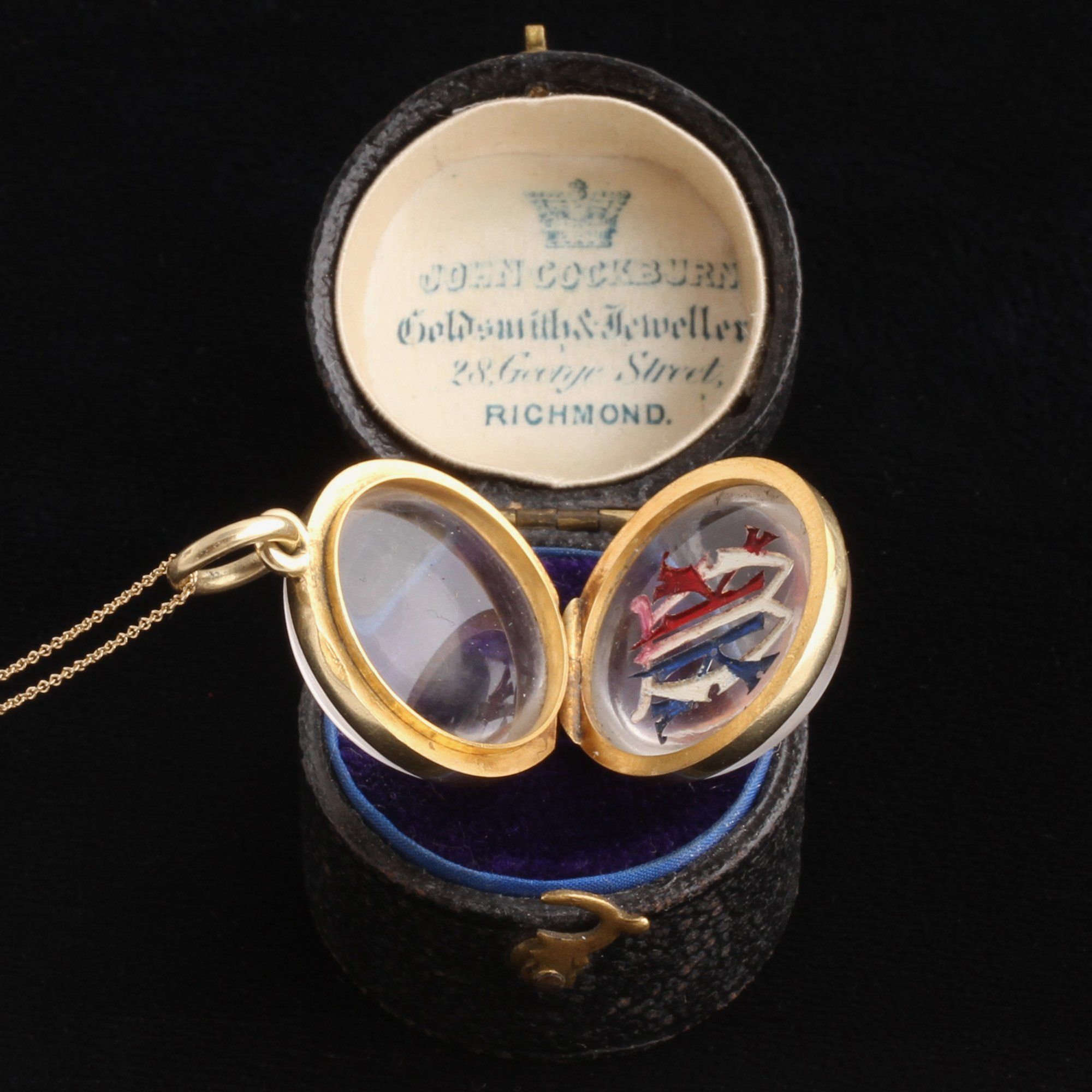 Victorian "KKM" Ball Locket