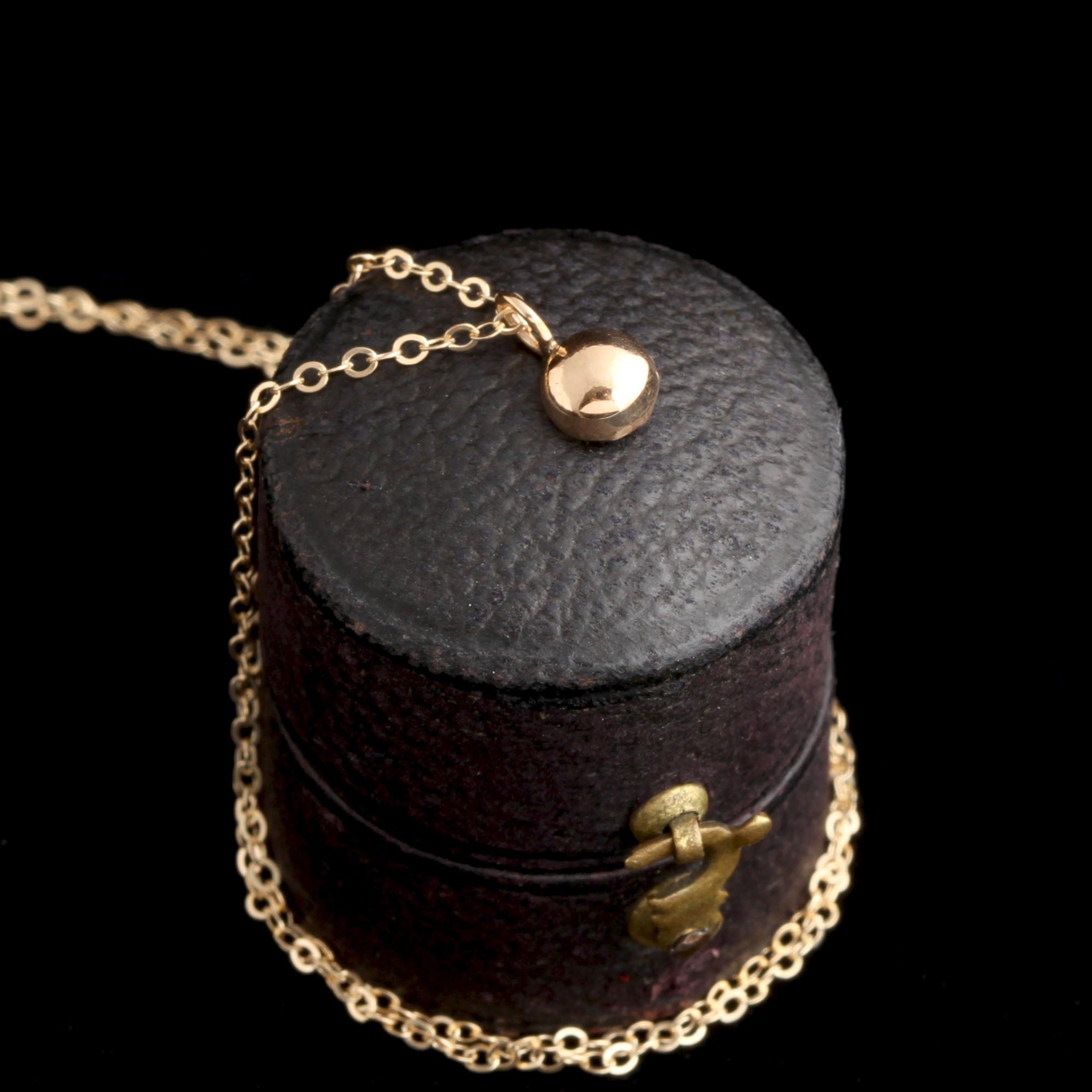 Detail of Georgian Garnet Pendant