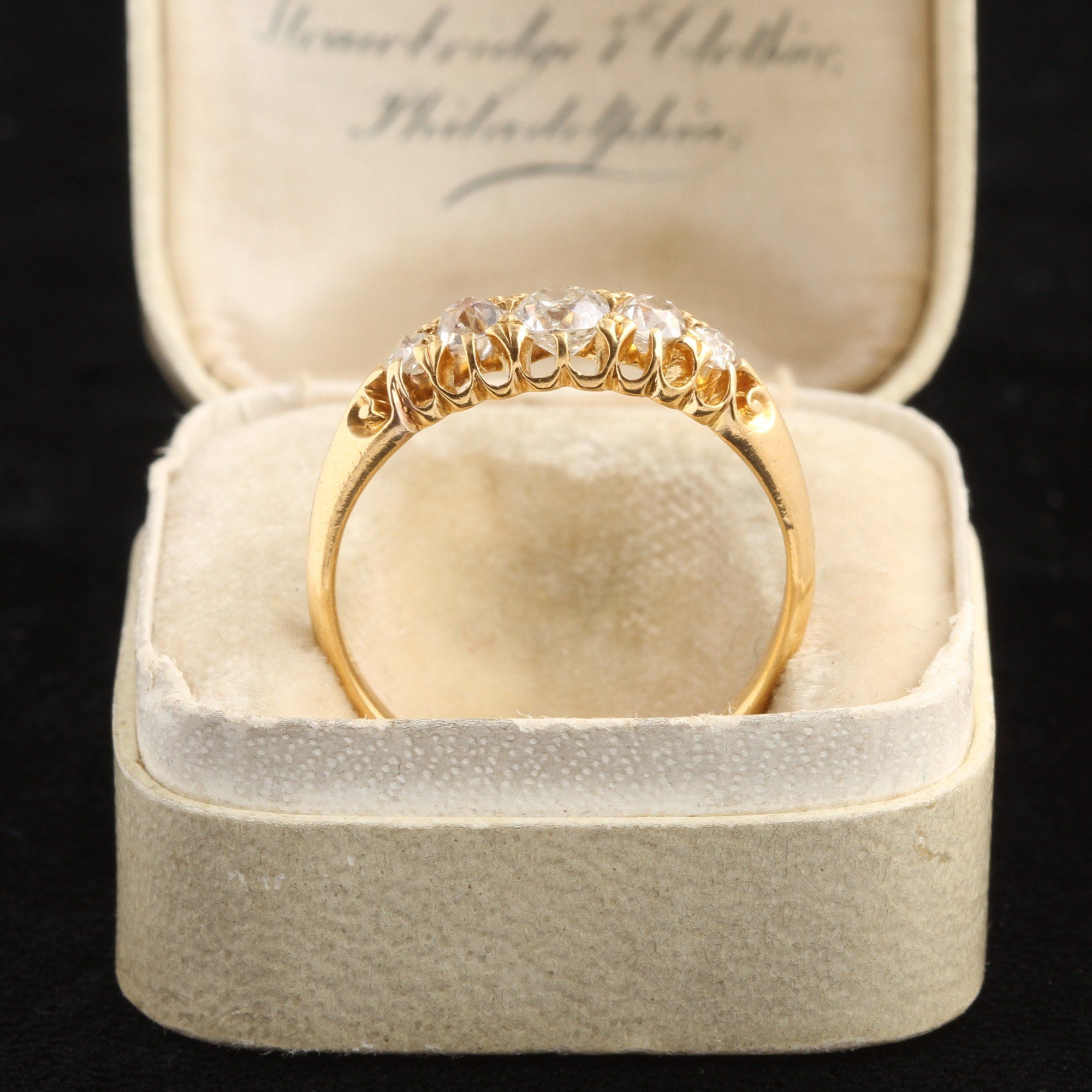 Victorian Five Diamond Ring