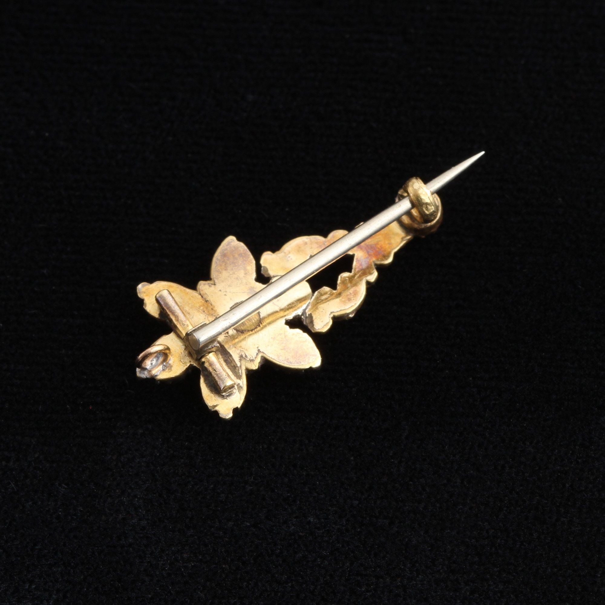 Georgian Gemstone & Paste Comet Pin