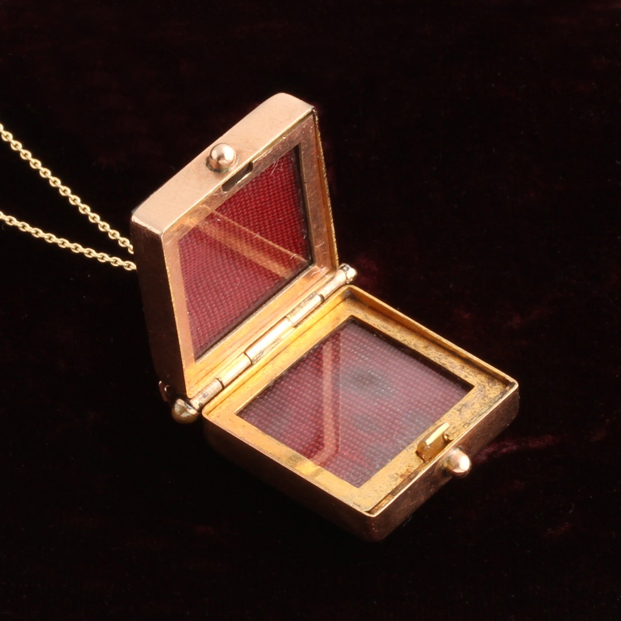 Victorian Onyx Locket