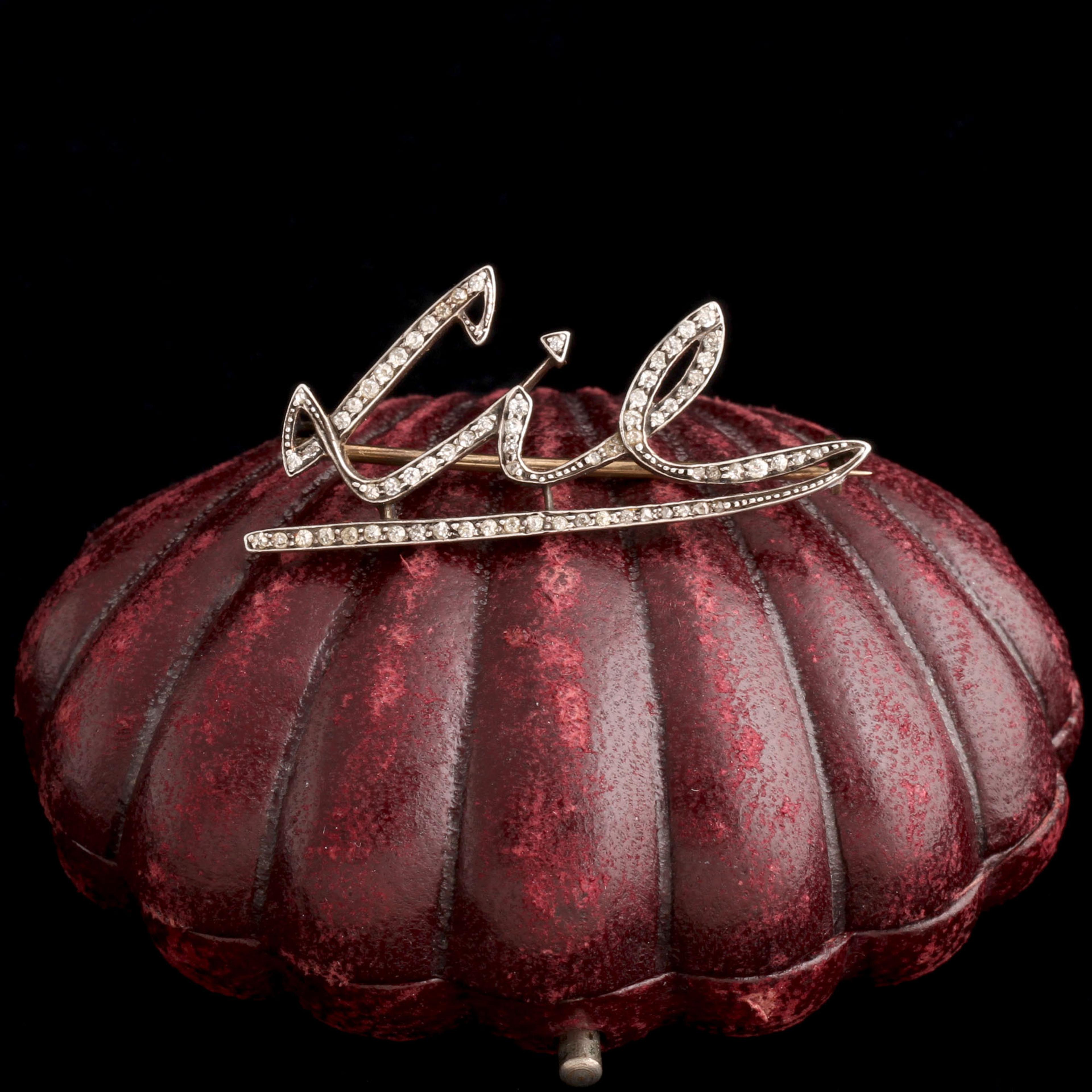 Edwardian "Lil" Diamond Brooch