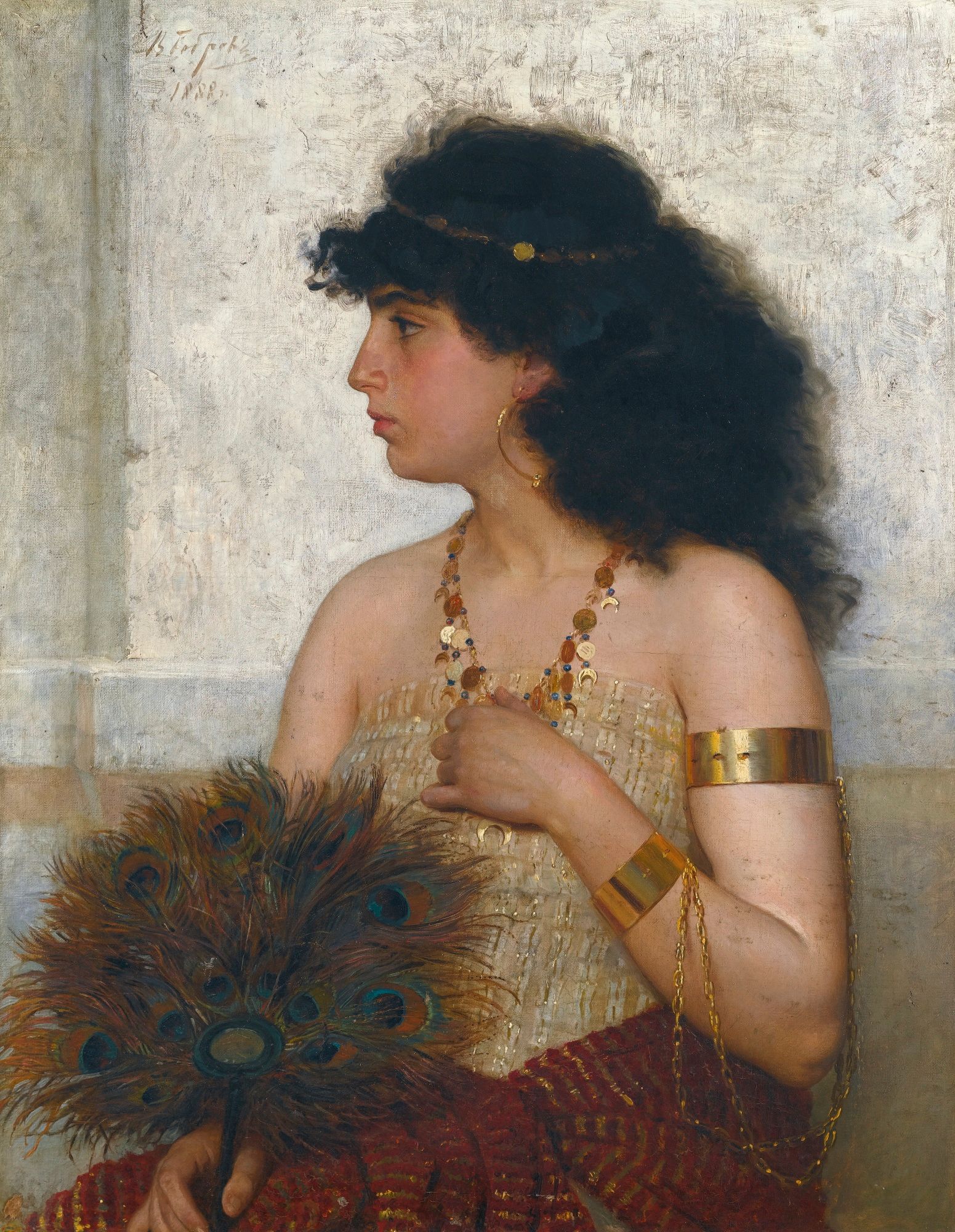 Detail: Viktor Bobrov, “Esther,” 1888.
