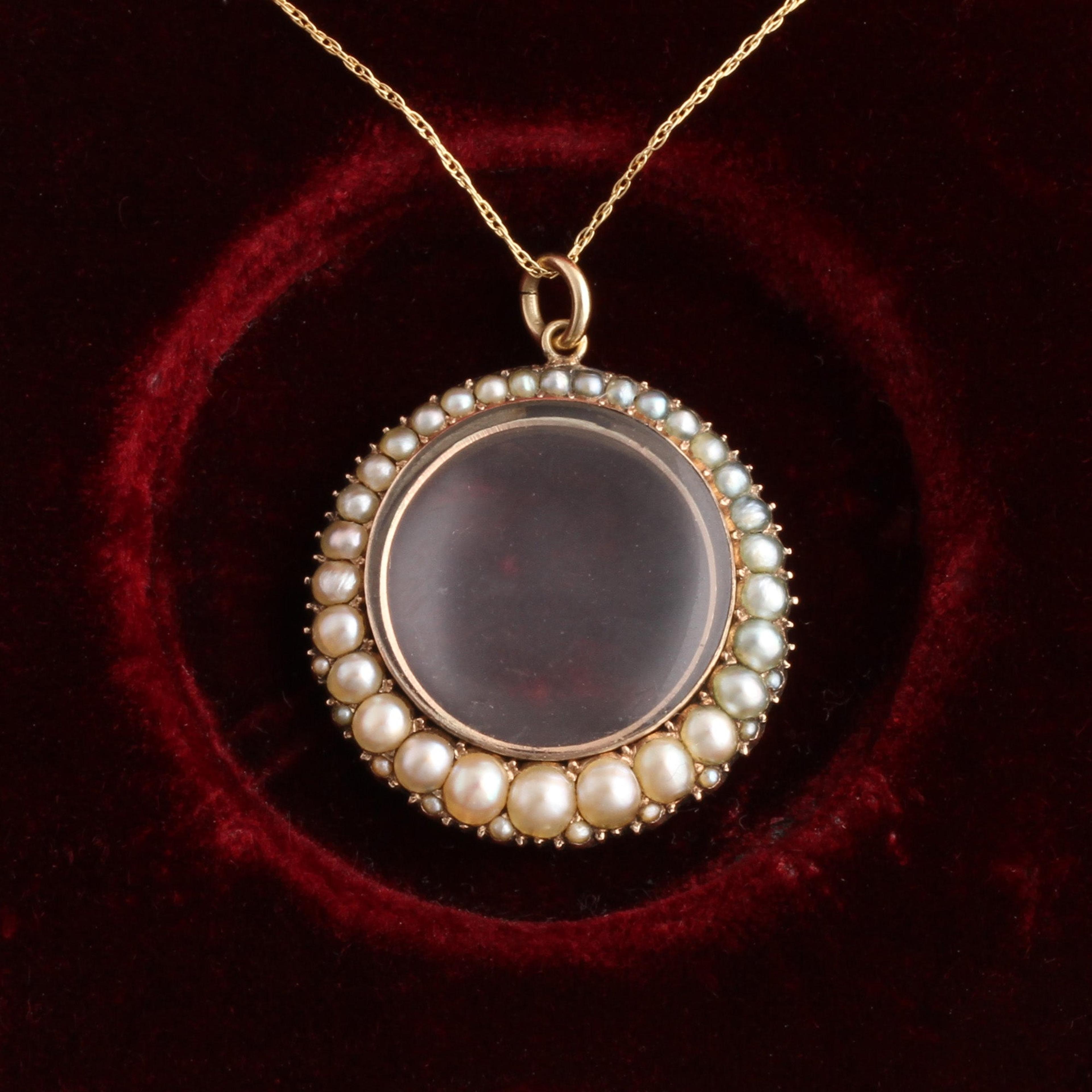 Georgian Pearl Locket