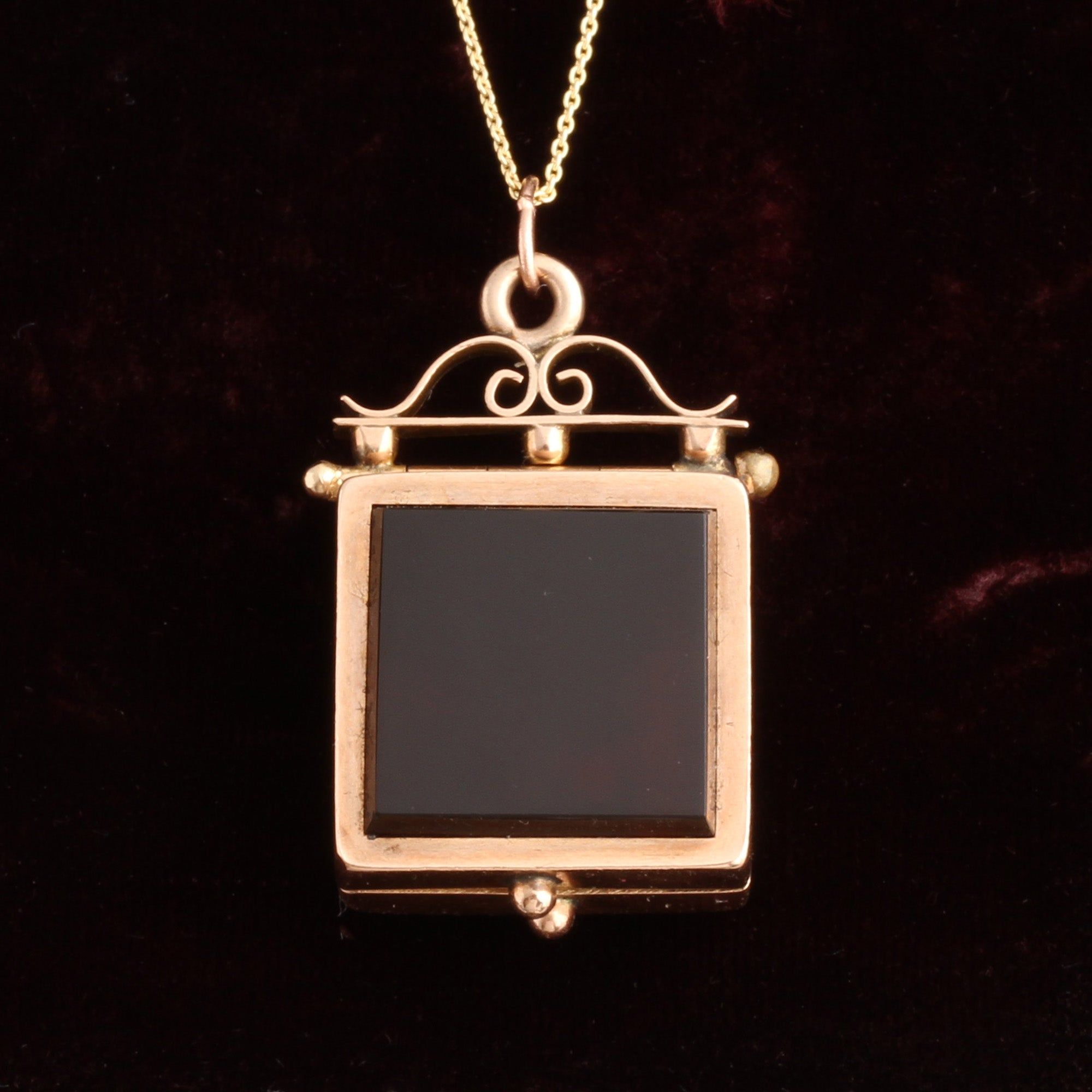 Victorian Onyx Locket