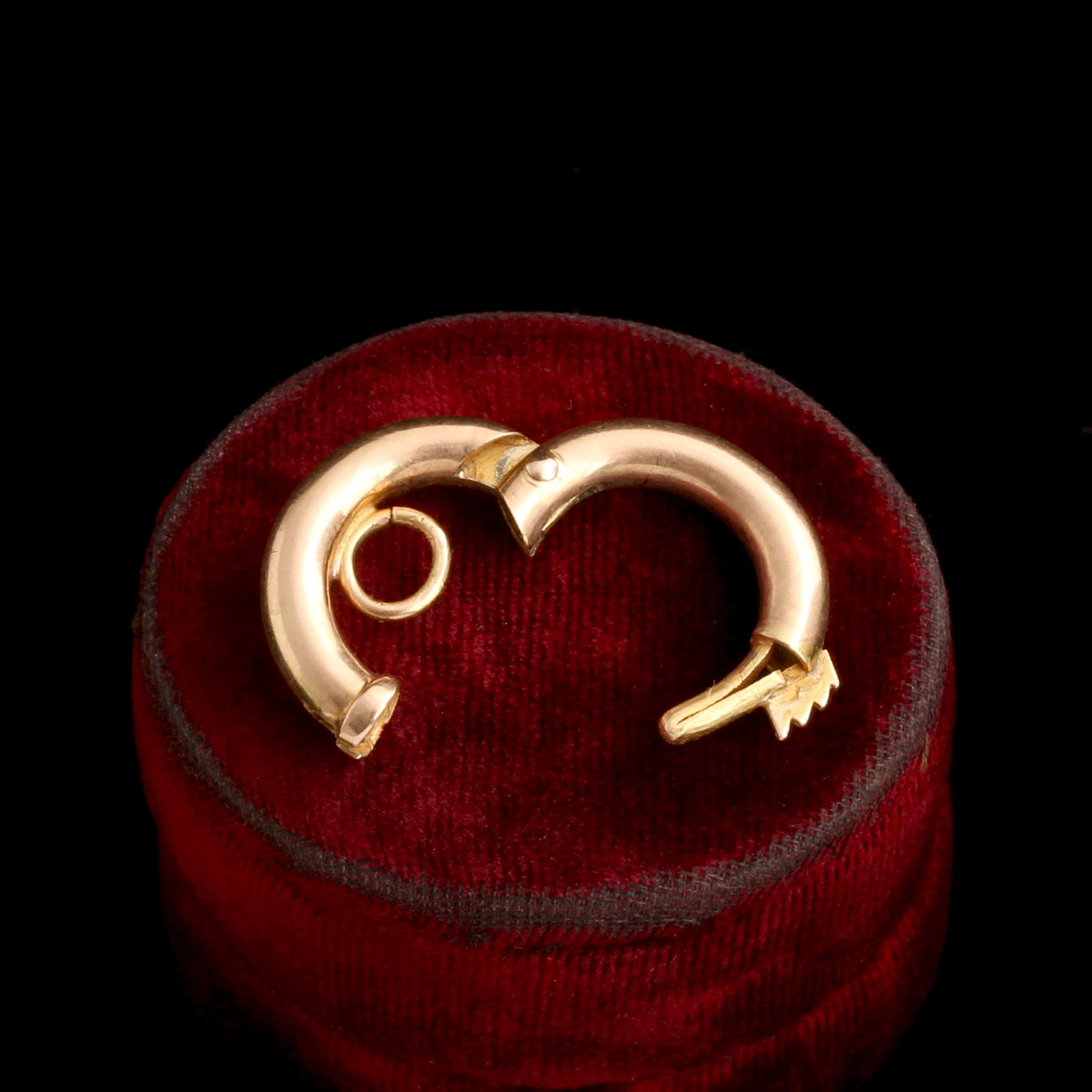 Late Victorian Hinged Bolt Ring