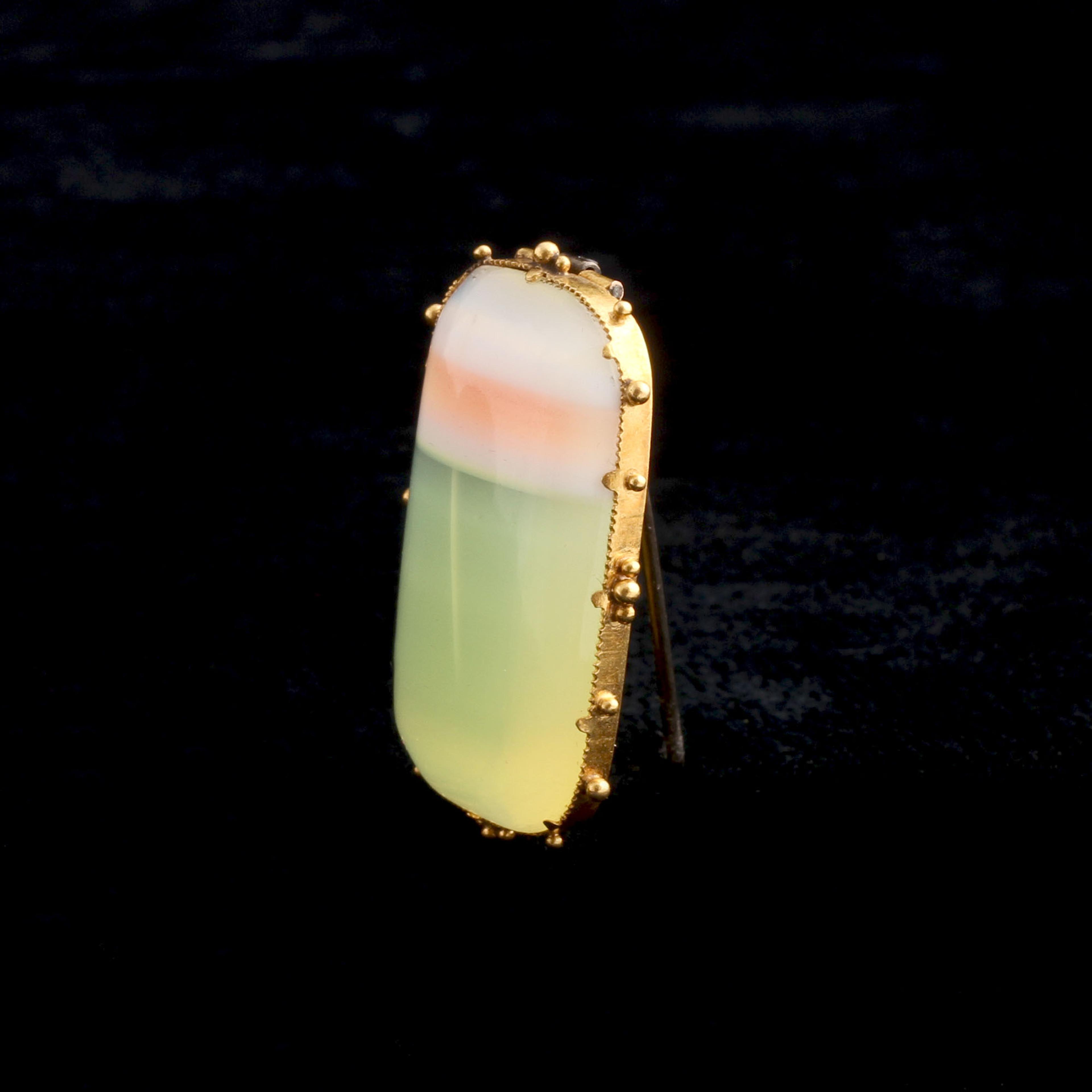 Victorian Agate Specimen Brooch