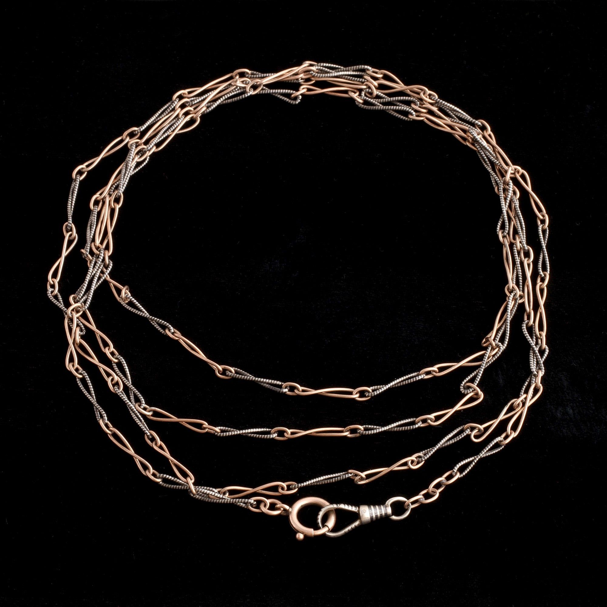 Victorian 60" Niello Guard Chain
