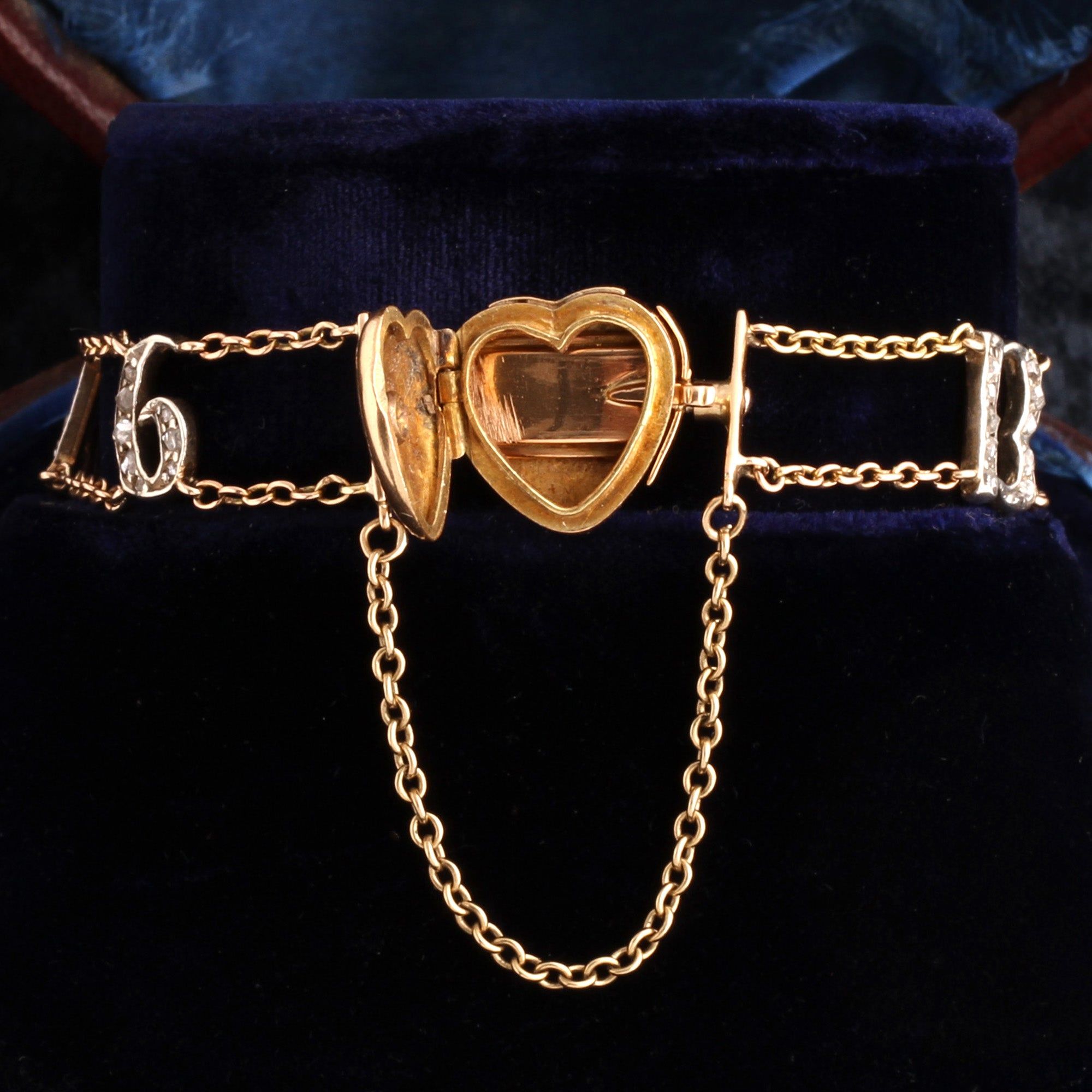 Edwardian Diamond Numbers Bracelet