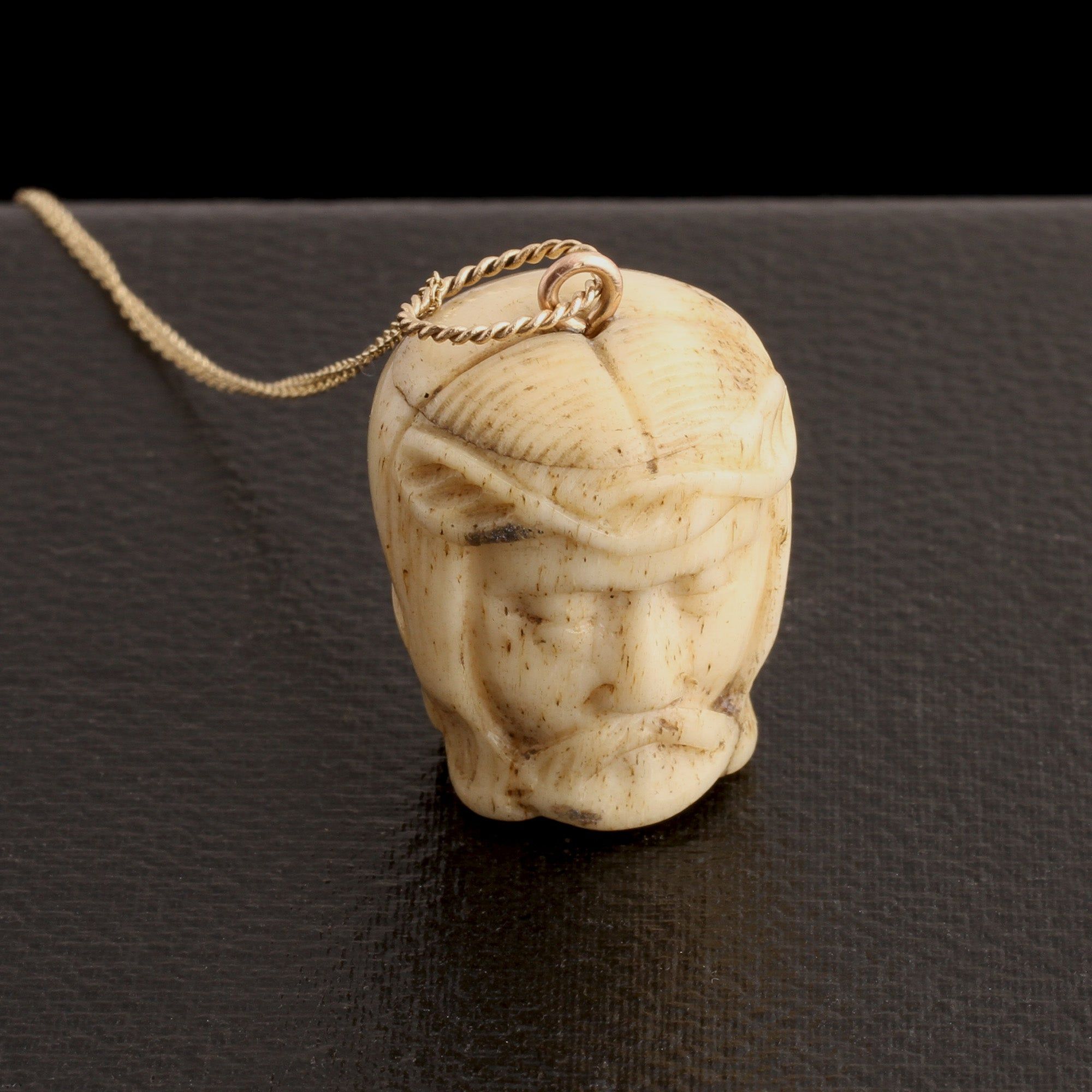 18th Century Memento Mori Rosary Bead